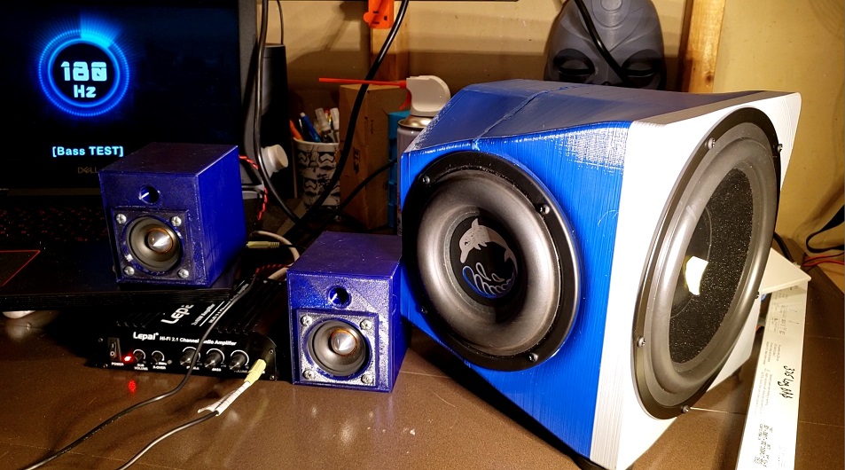 Tang Band 2.1 Desk Speakers & Subwoofer