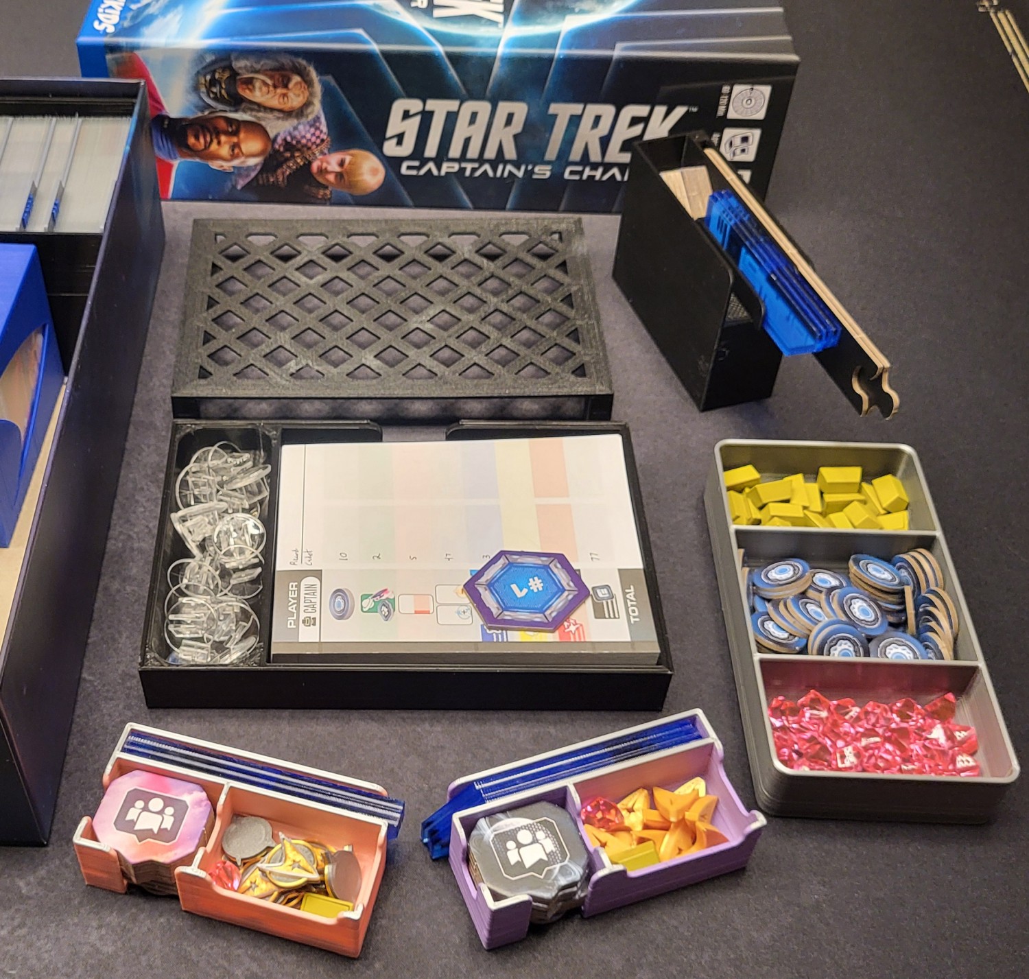 Star Trek - Captain's Chair: Player Caddies and Storage System