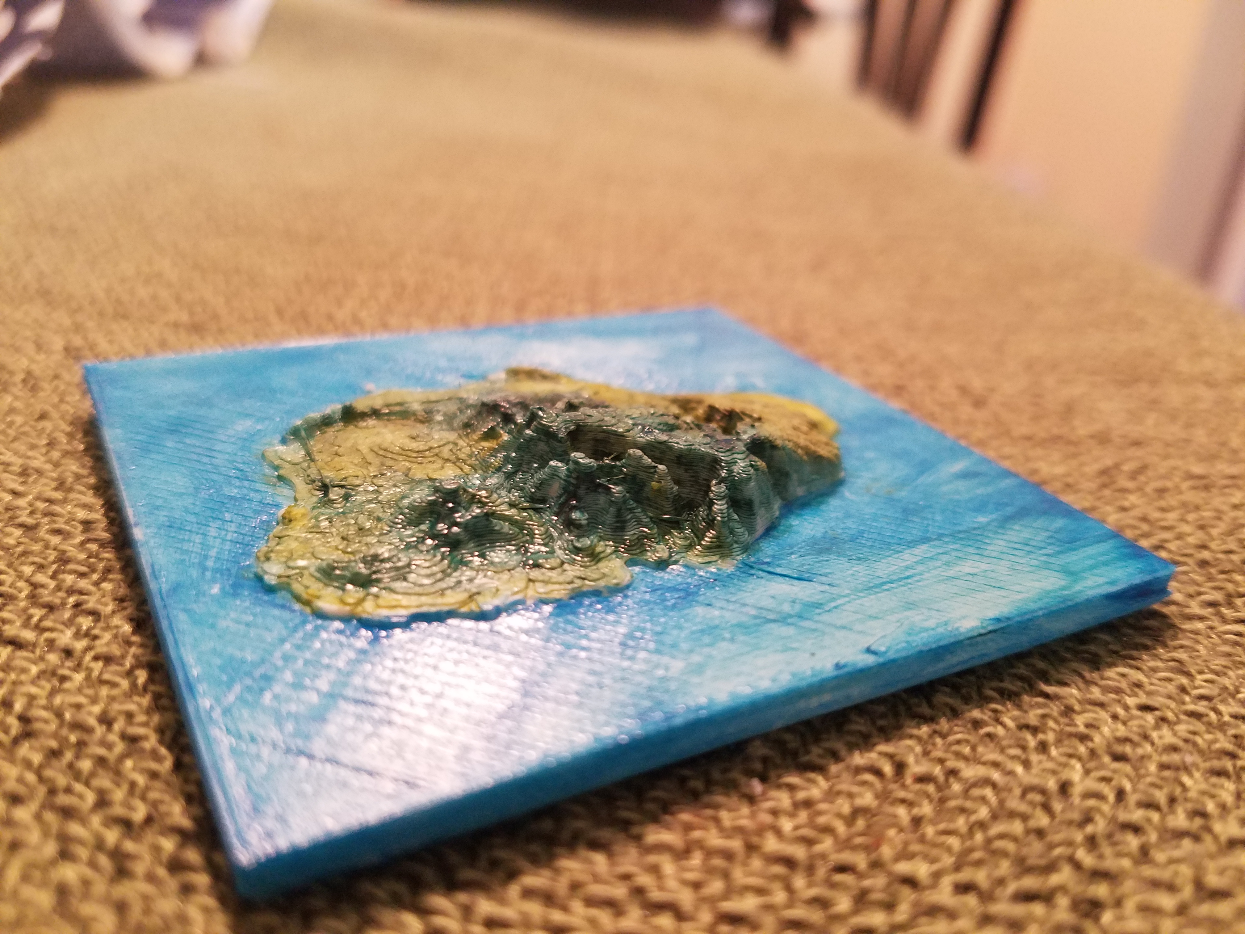 Kauai Topographical Map