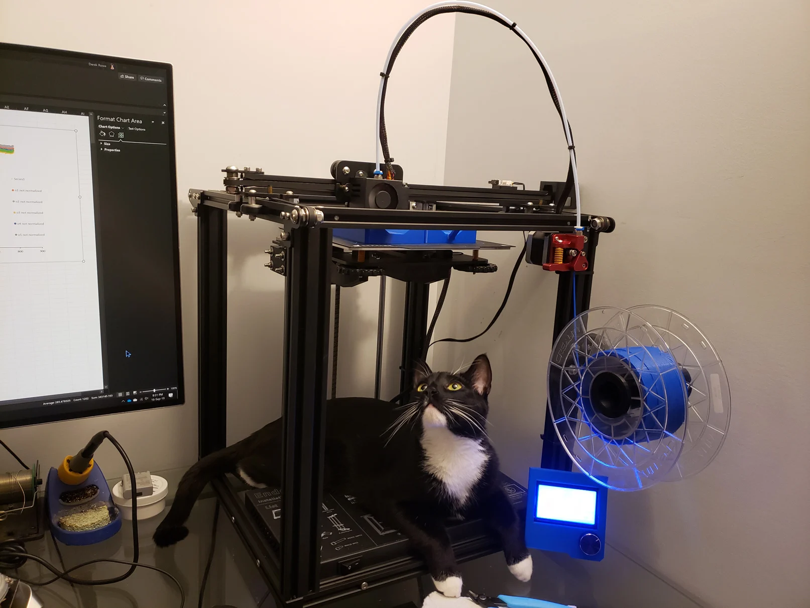 Make the Ender 5 Corner Compatible - Screen and Spool Holders