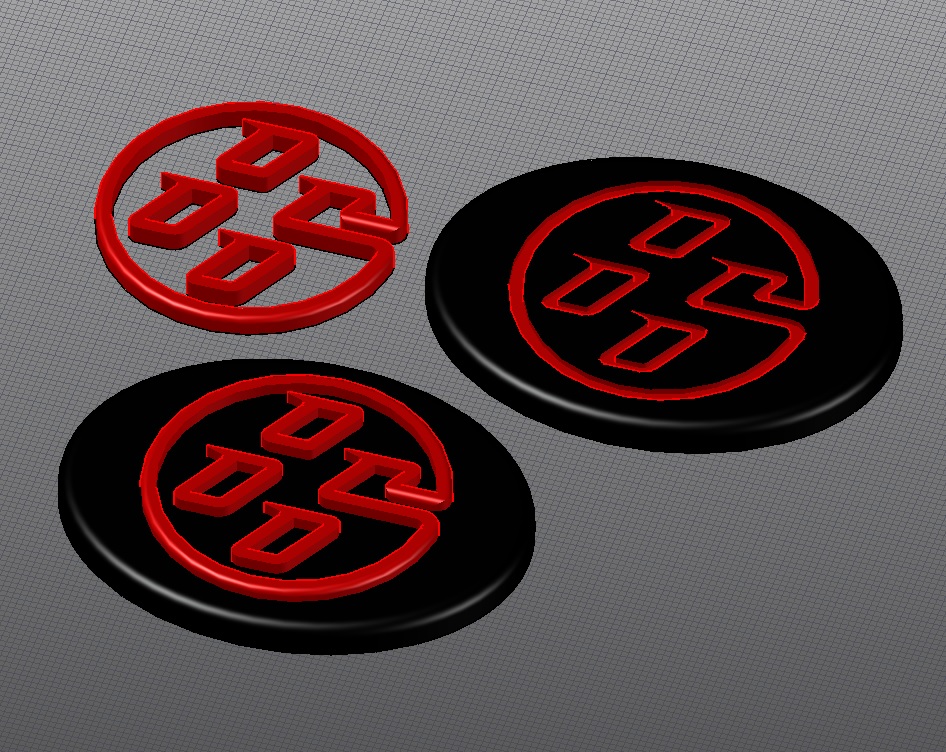Toyota GT86 steering Wheel Emblem (revised)