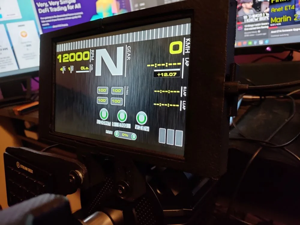 Fanatec CSL DD & GT PRO Dashboard Tablet Mount
