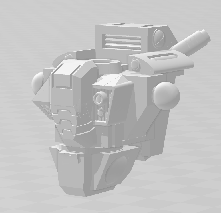 Space Communist Urban Battlesuit Torso Proxy