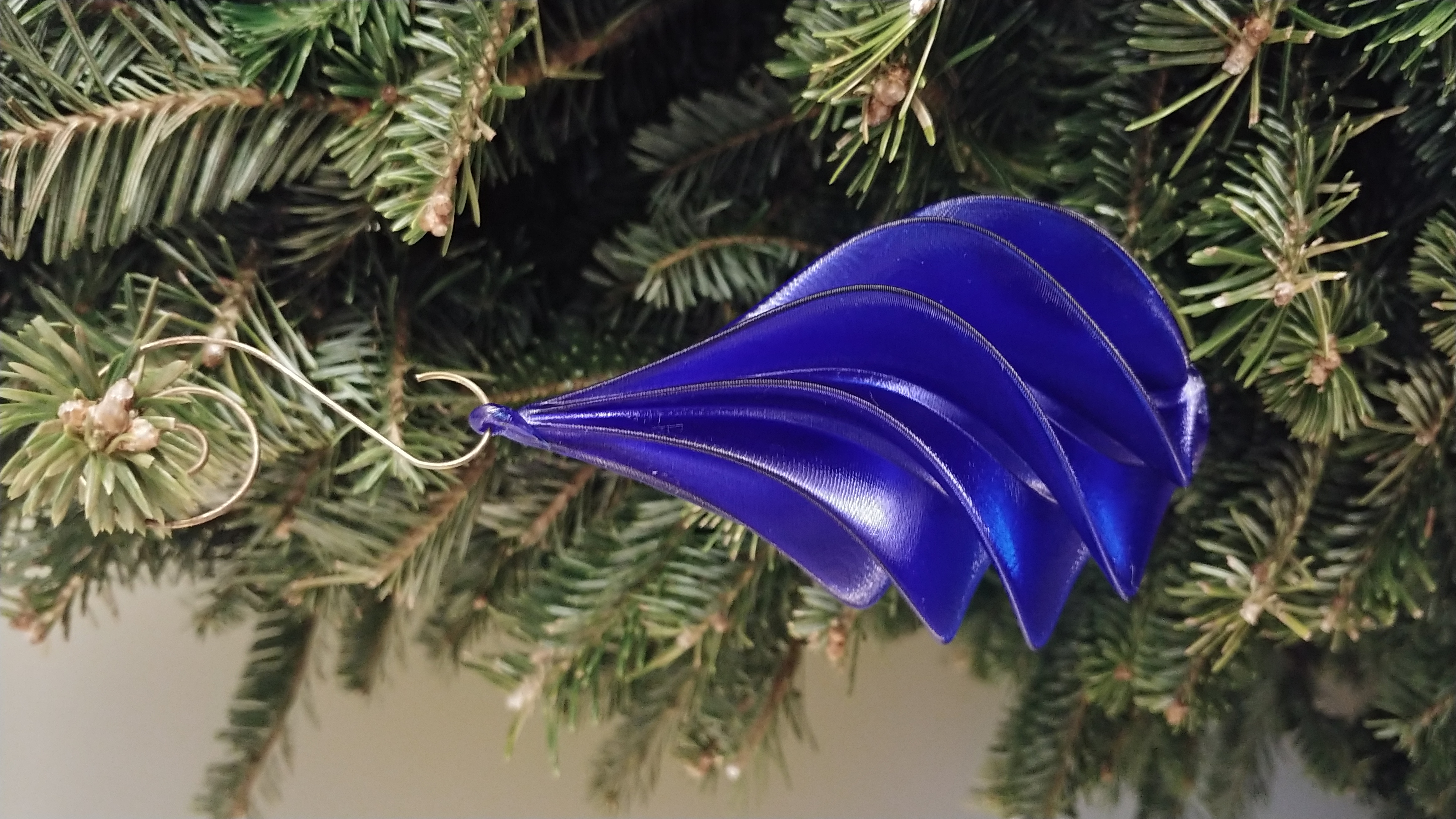 Christmas Tree Spiral Ornament