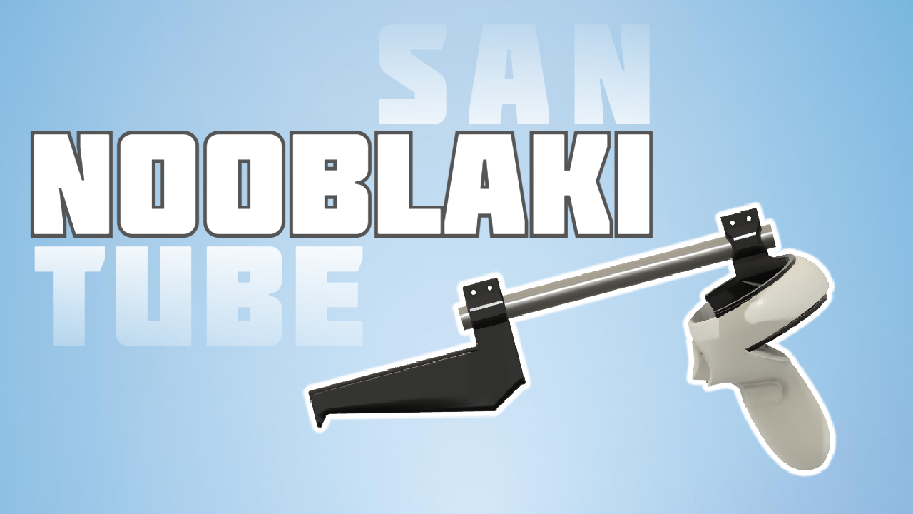 Nooblaki Quest 2 rifle/gun stock - Supersimple (No magnets needed)