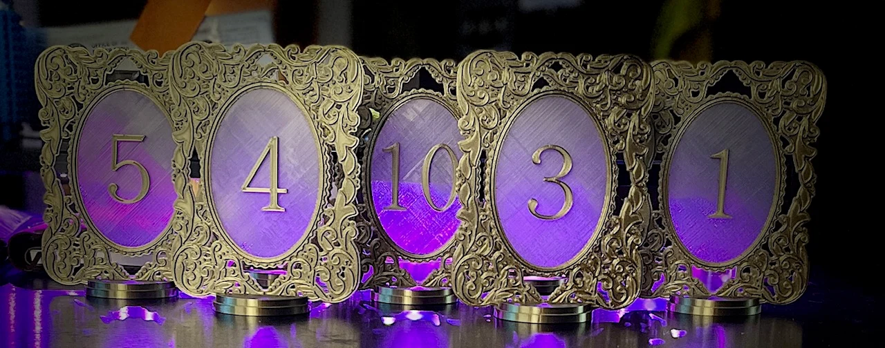 Wedding Table Numbers 2.0