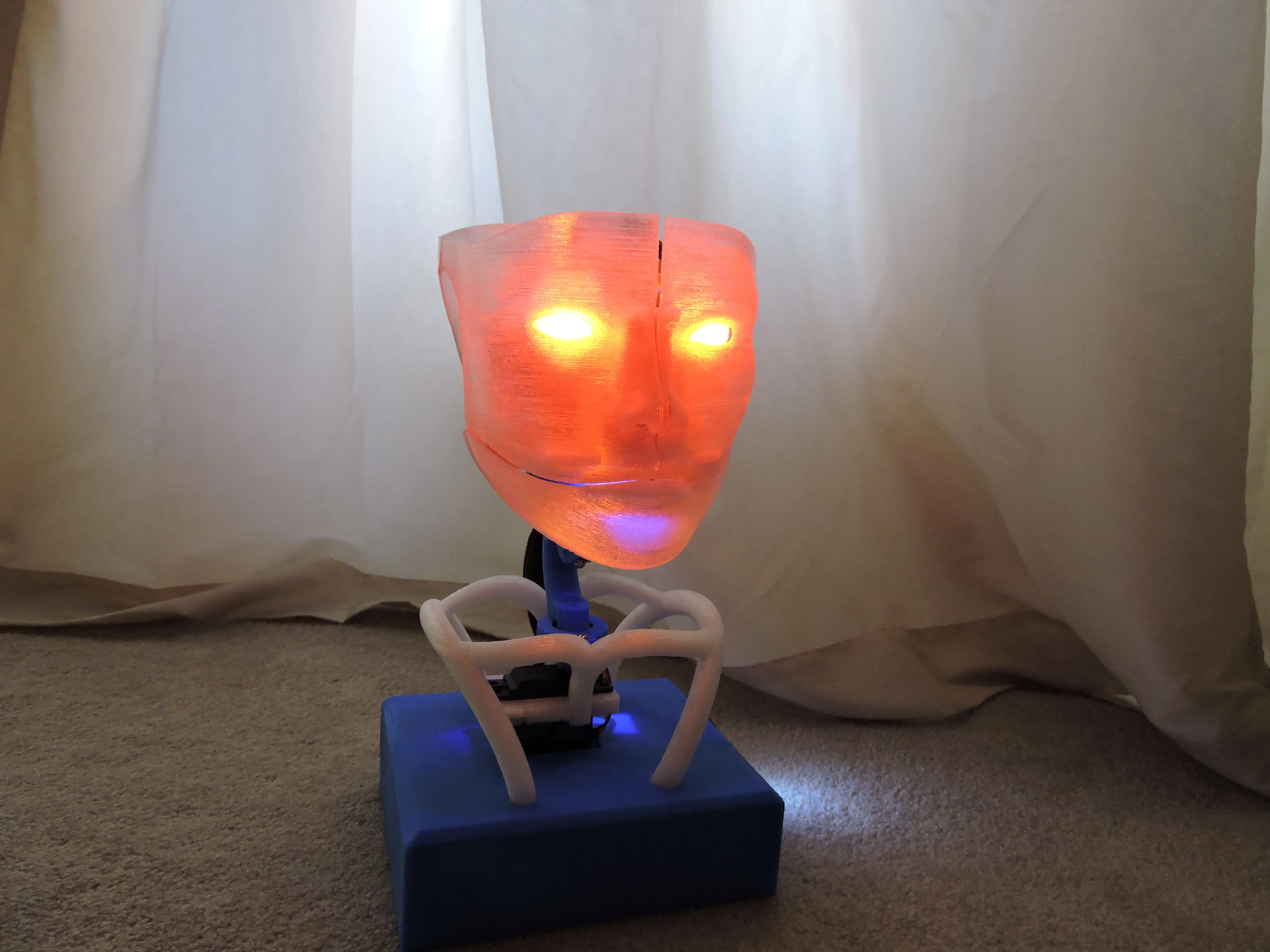 Animated Humanoid Robot Head