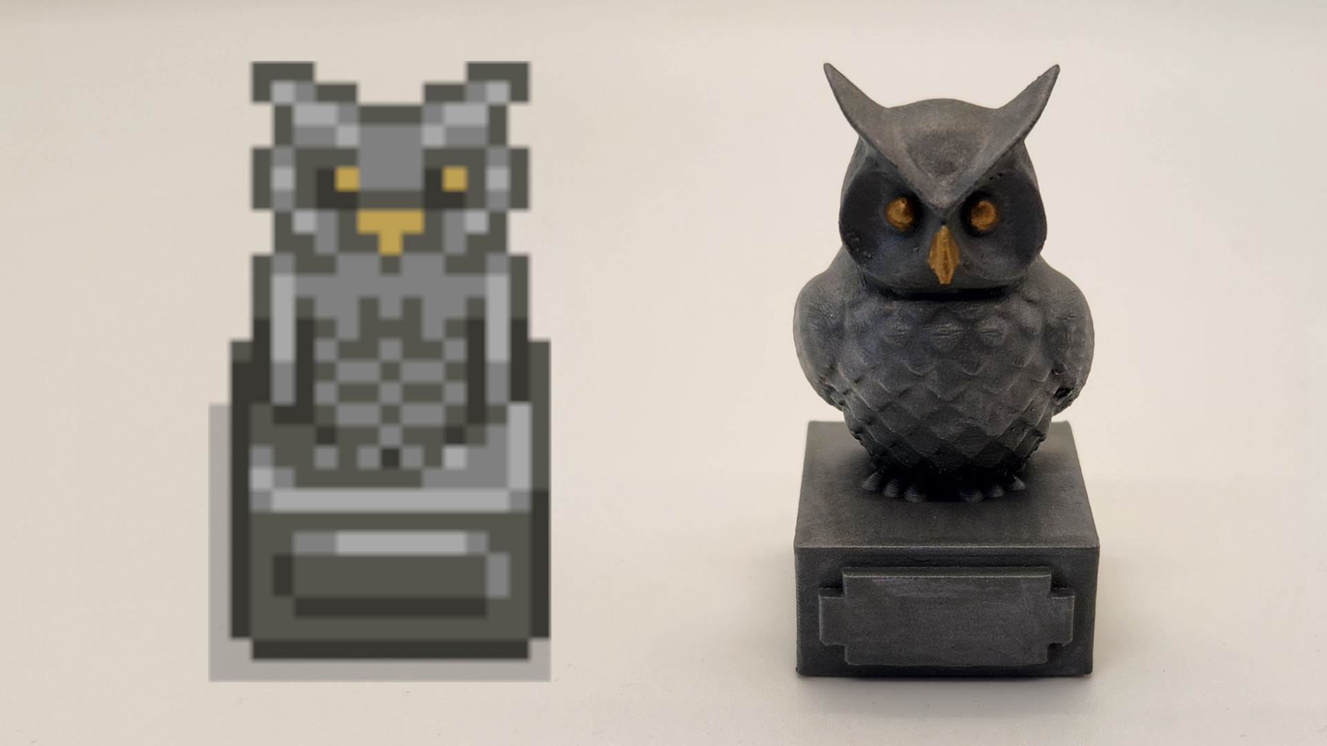 Stone Owl from Stardew Valley
