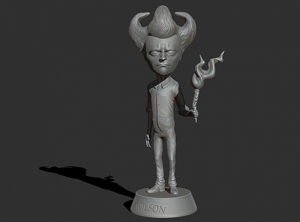 Wilson with torch Don T Starve Character