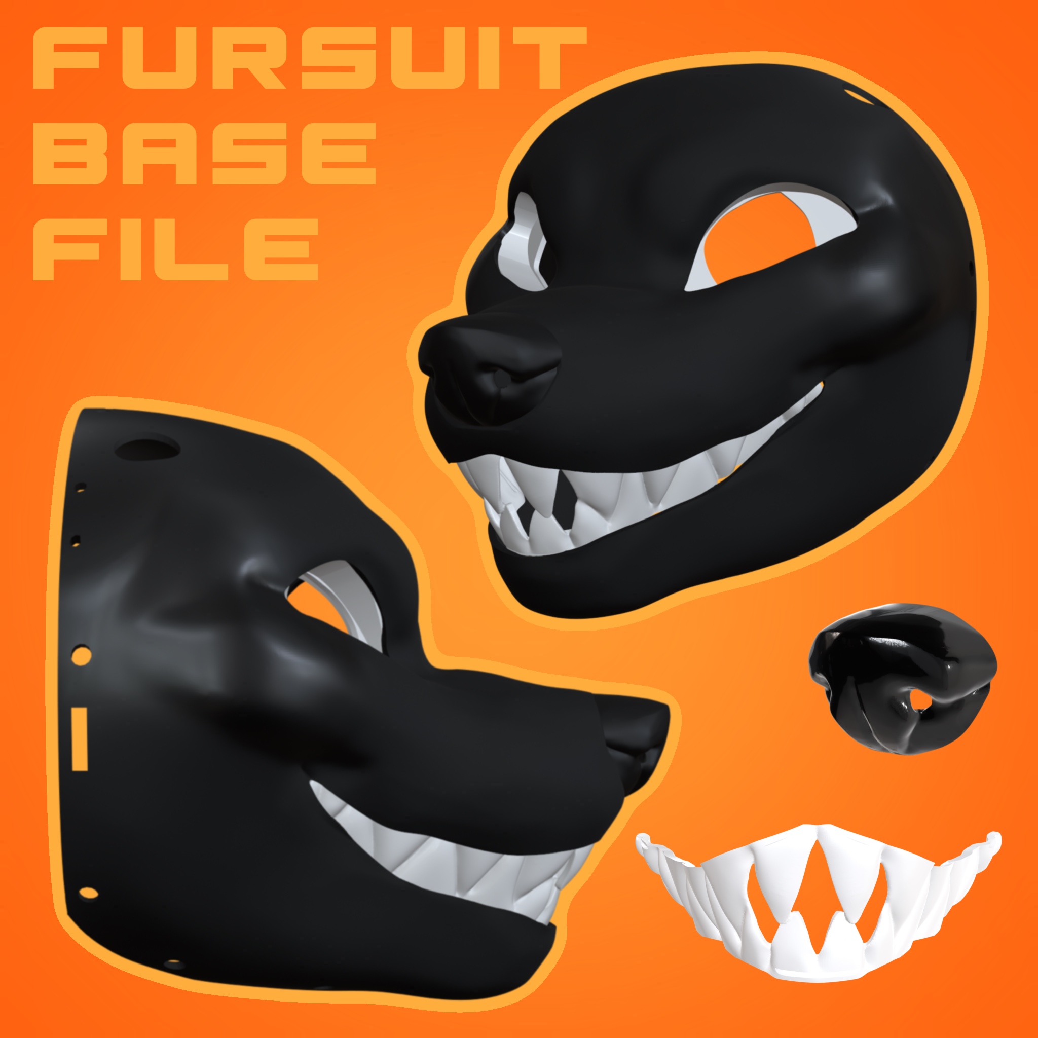 Toothy Grin - fursuit base
