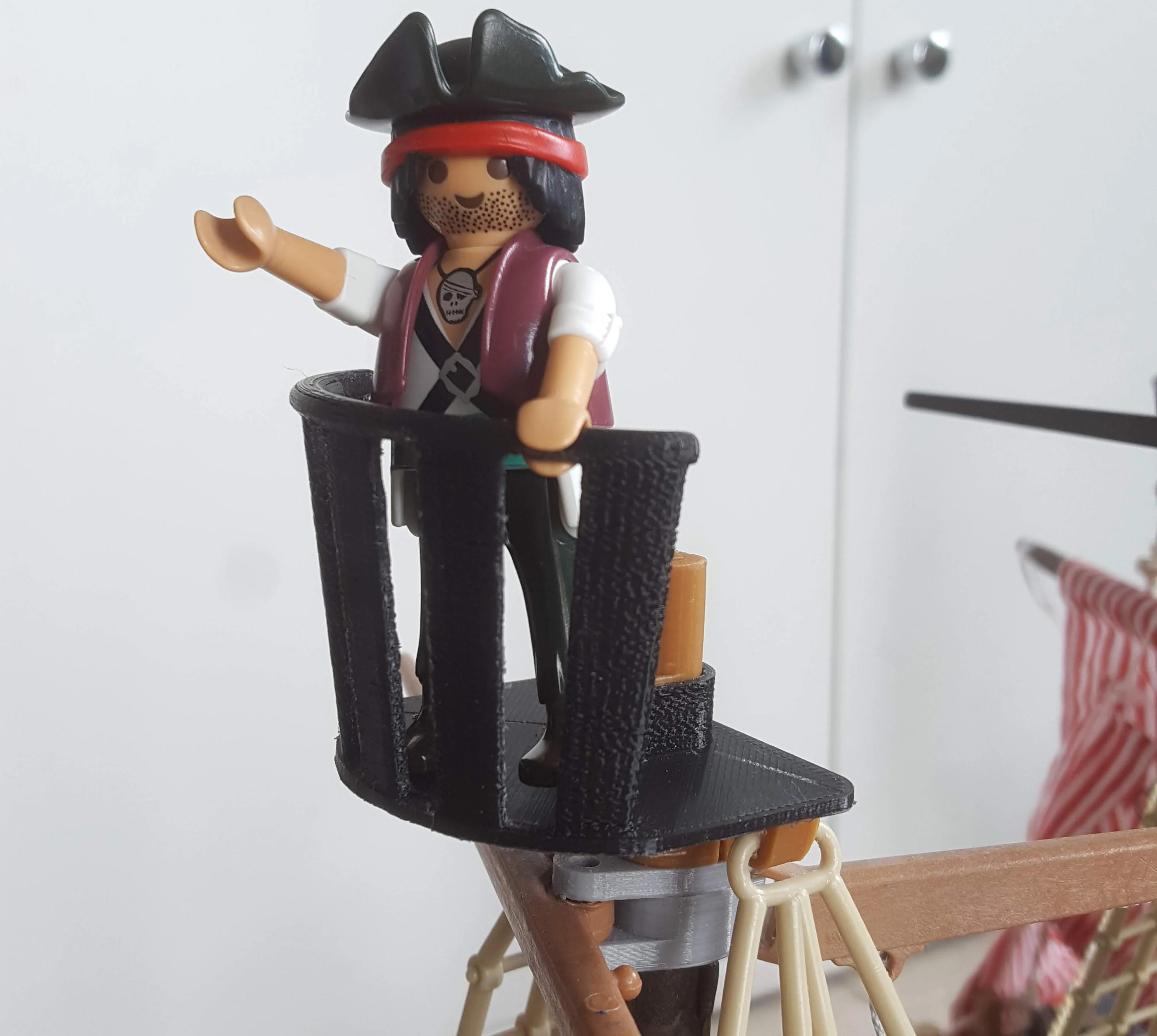 Playmobil pirate ship crow's nest