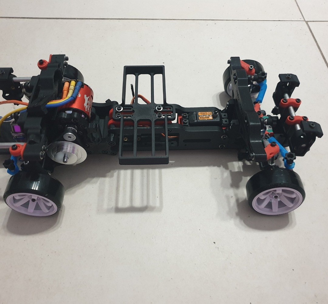 iDrift rc drift chassis V3 , the 3d printed drift car