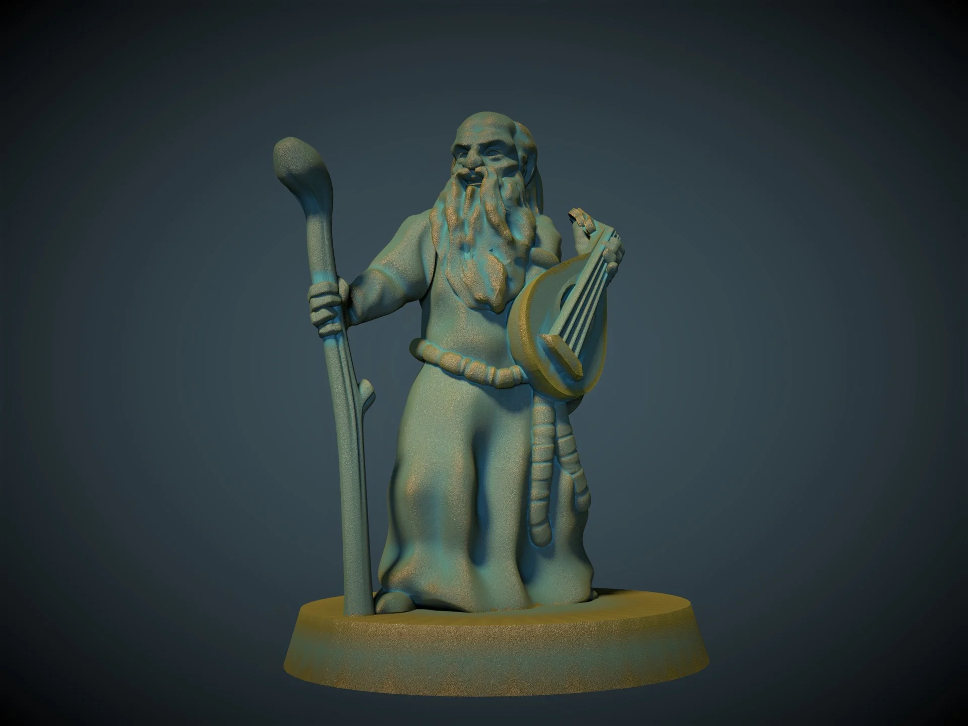 Old bard 28mm (no supports)