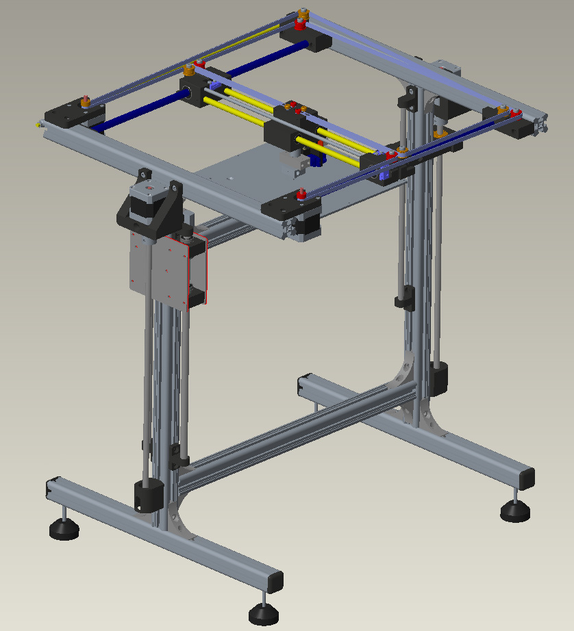 K8200 / 3Drag Core XY mod with reinforcement