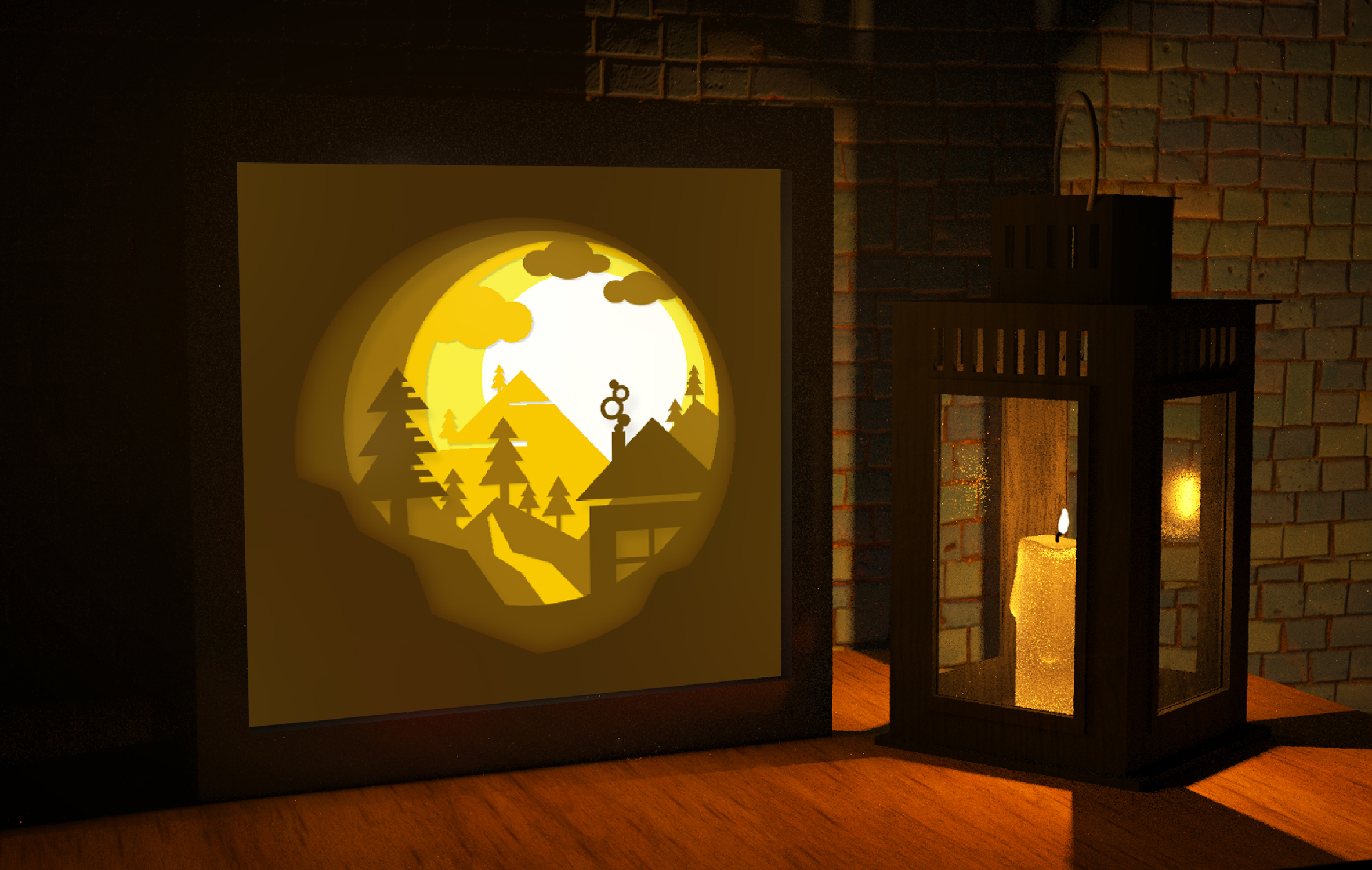 Wonderful Sunset lightbox