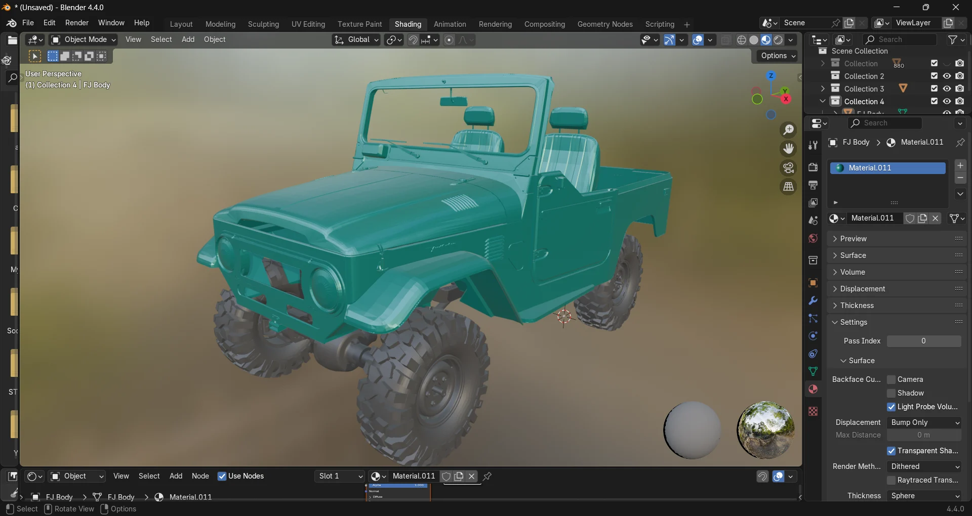 Open Top Landcruiser Body