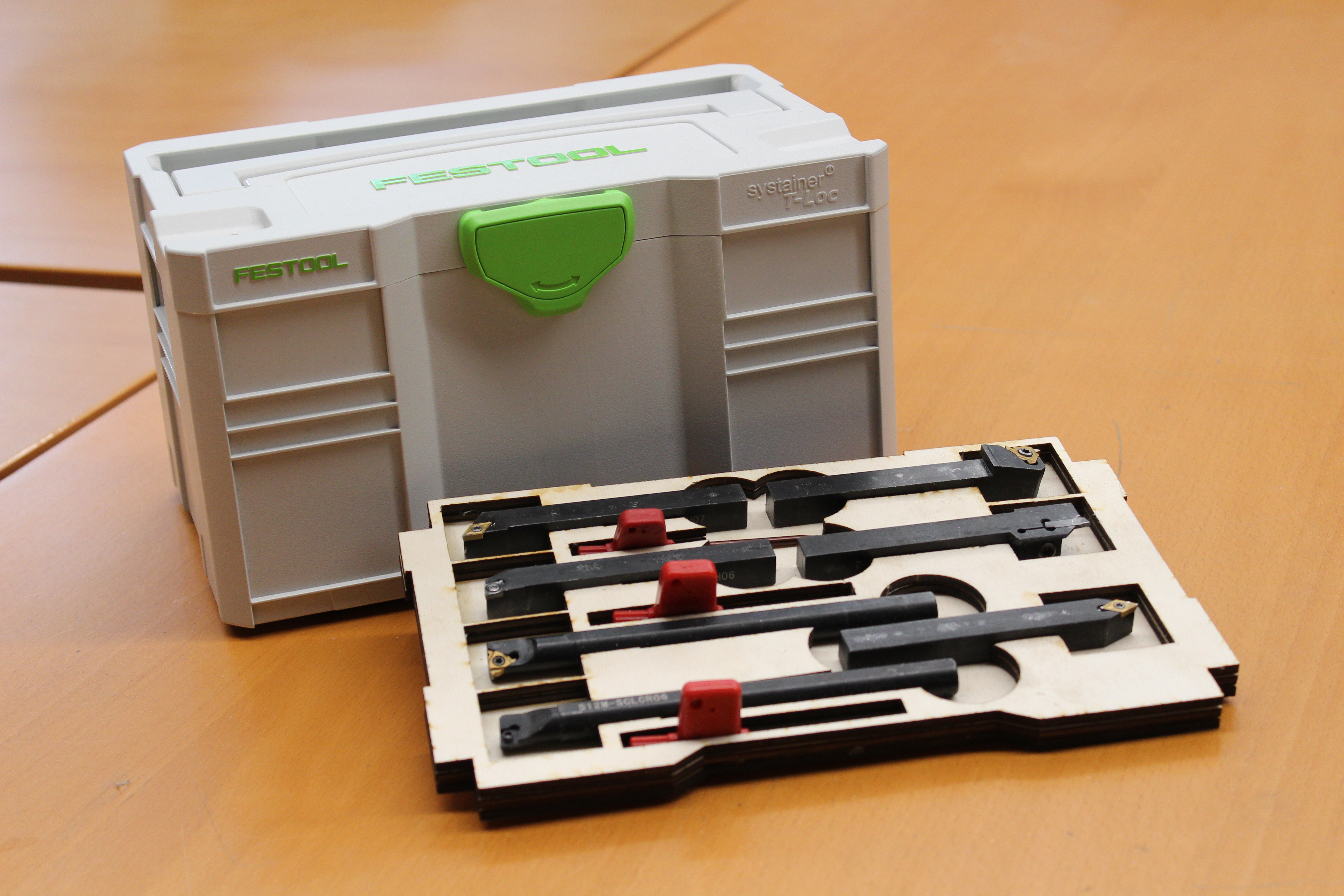 Festool mini systainer tray for lathe tools / Einsatz für Drehstähle