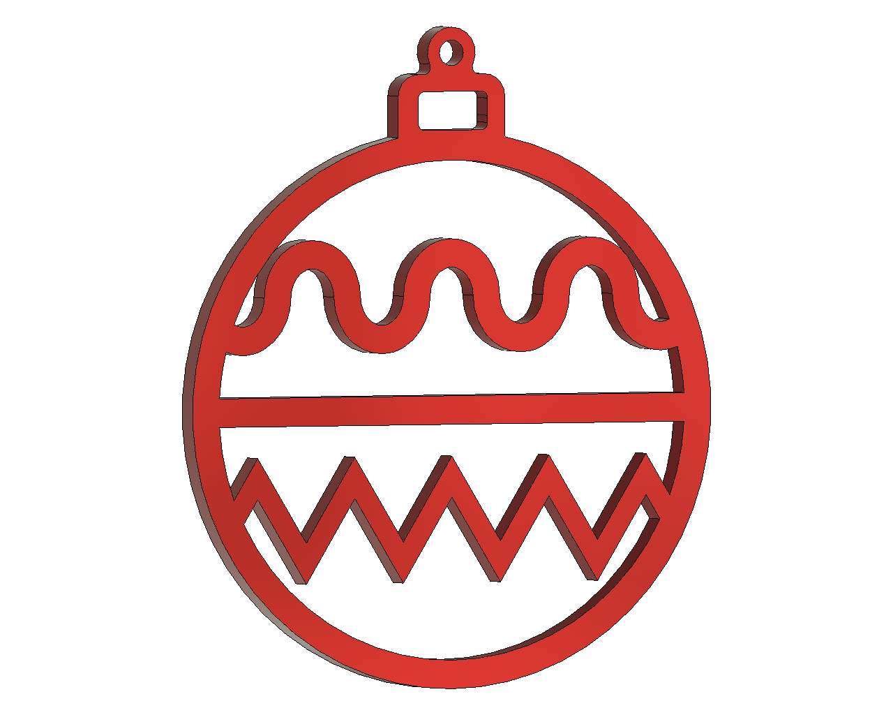 Christmas ball earrings