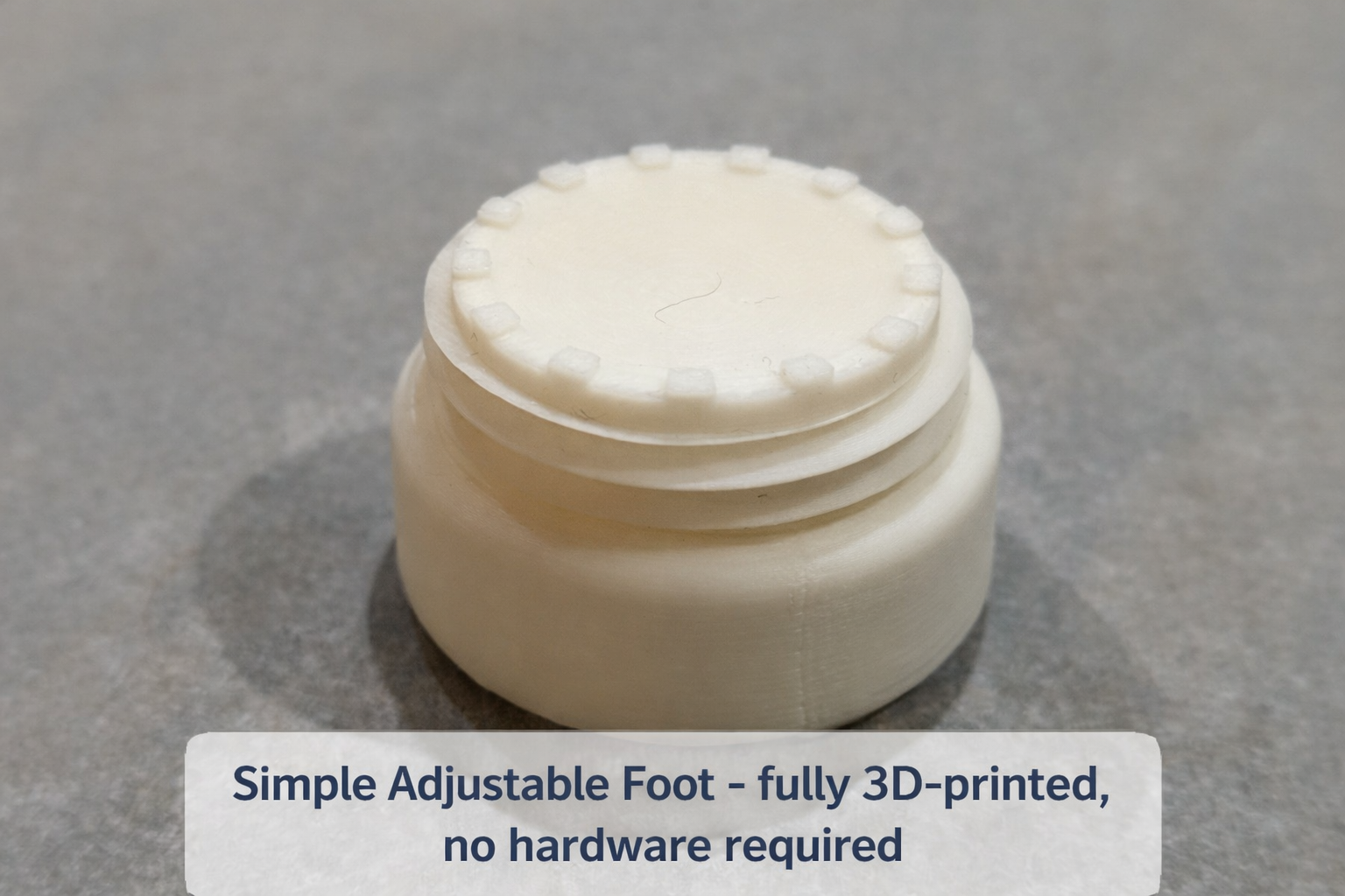 Simple Adjustable Foot (For Projectors and Other Devices) – No More Shims