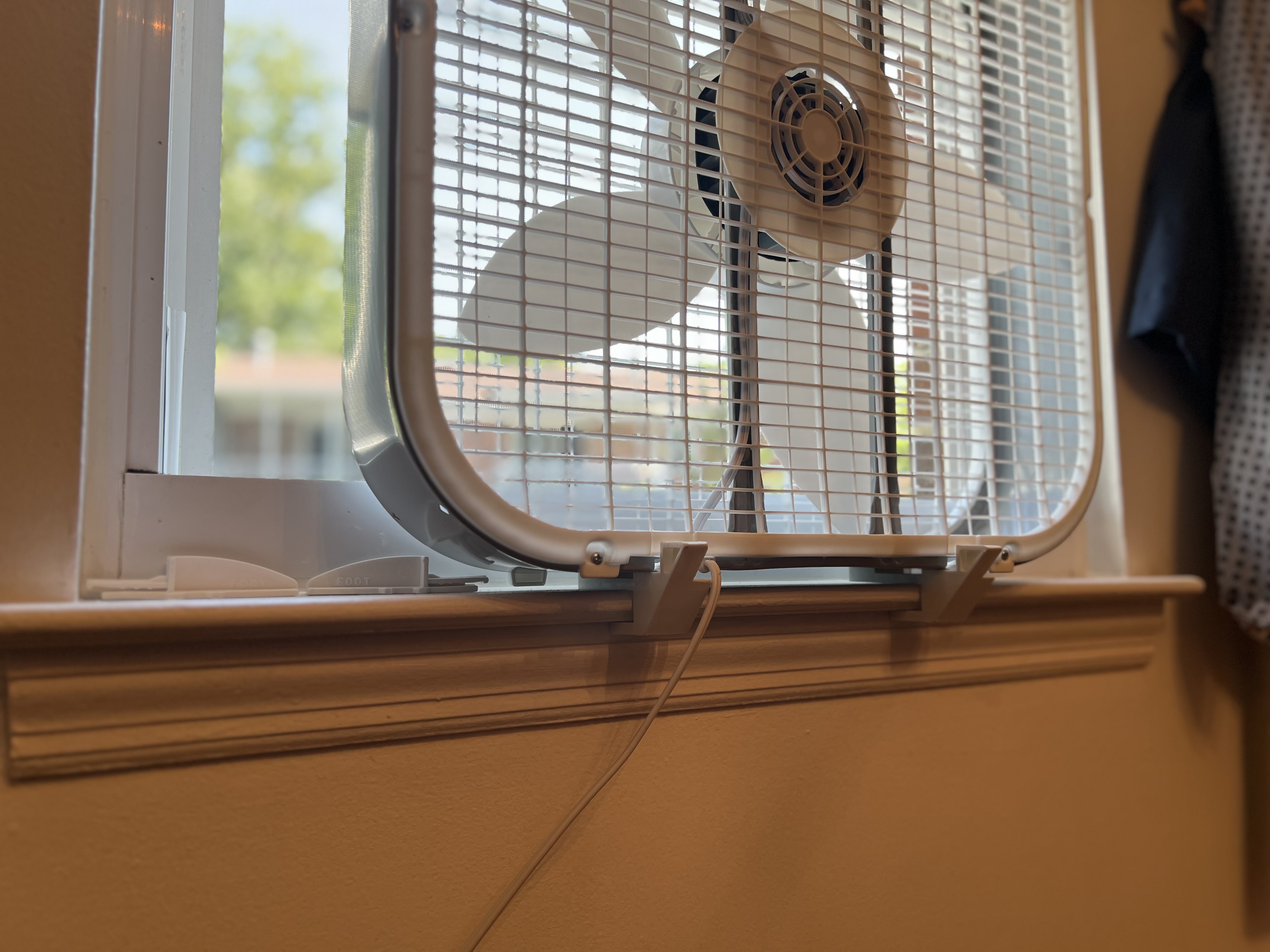 Box Fan Window Sill Clip