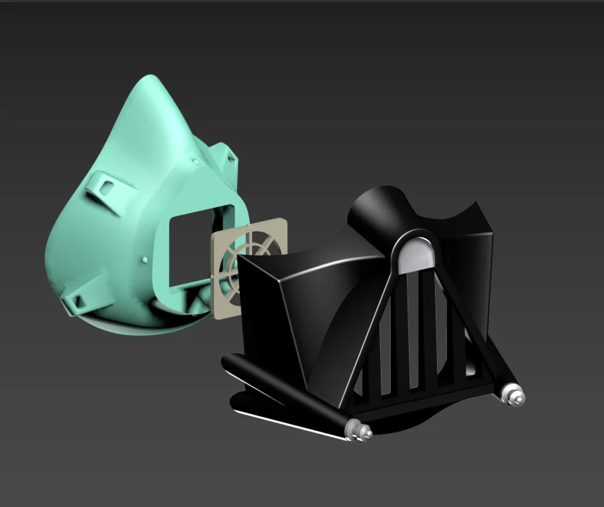 COVID-19 Mask Cap, Darth Vader Edition
