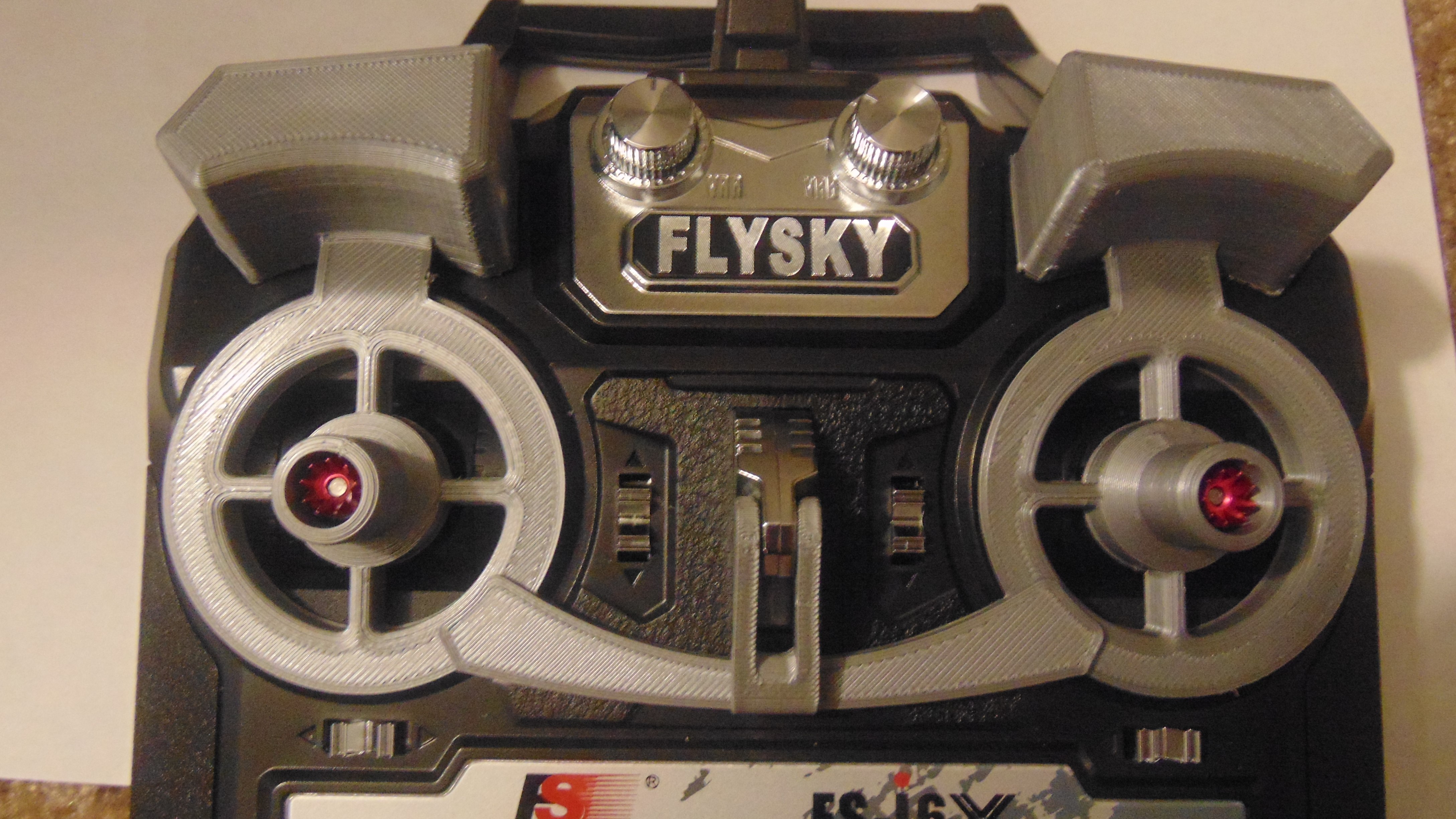 Clip-on Flysky I6/I6X gimbal and Switch Protector