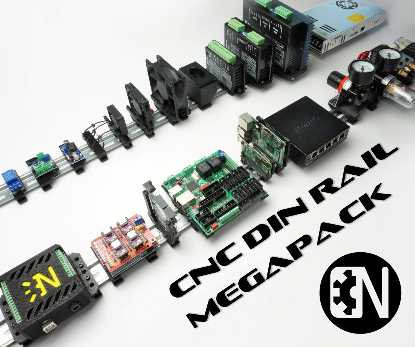 CNC DIN Rail Megapack