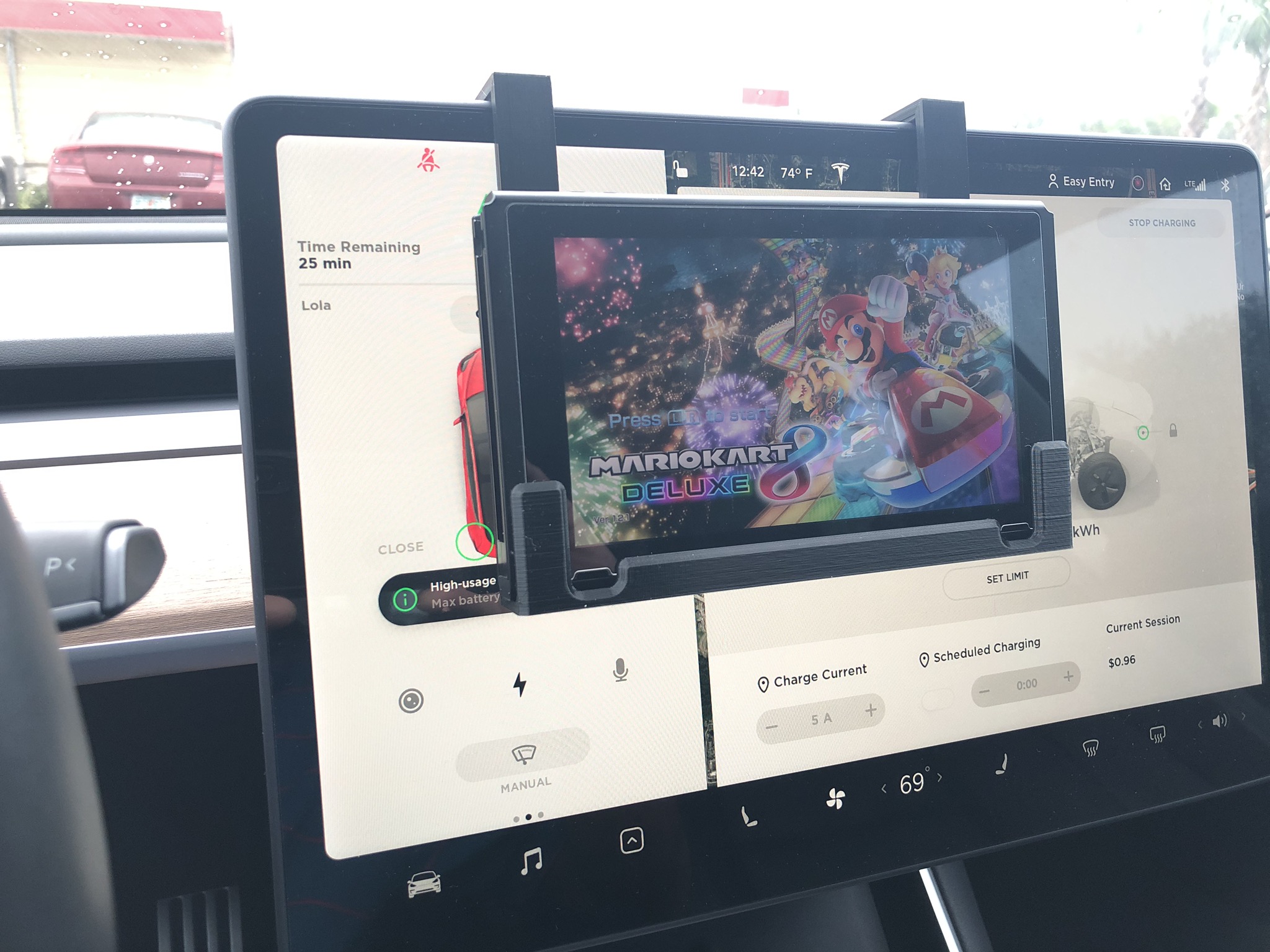 Nintendo Switch Holder for Tesla Model 3