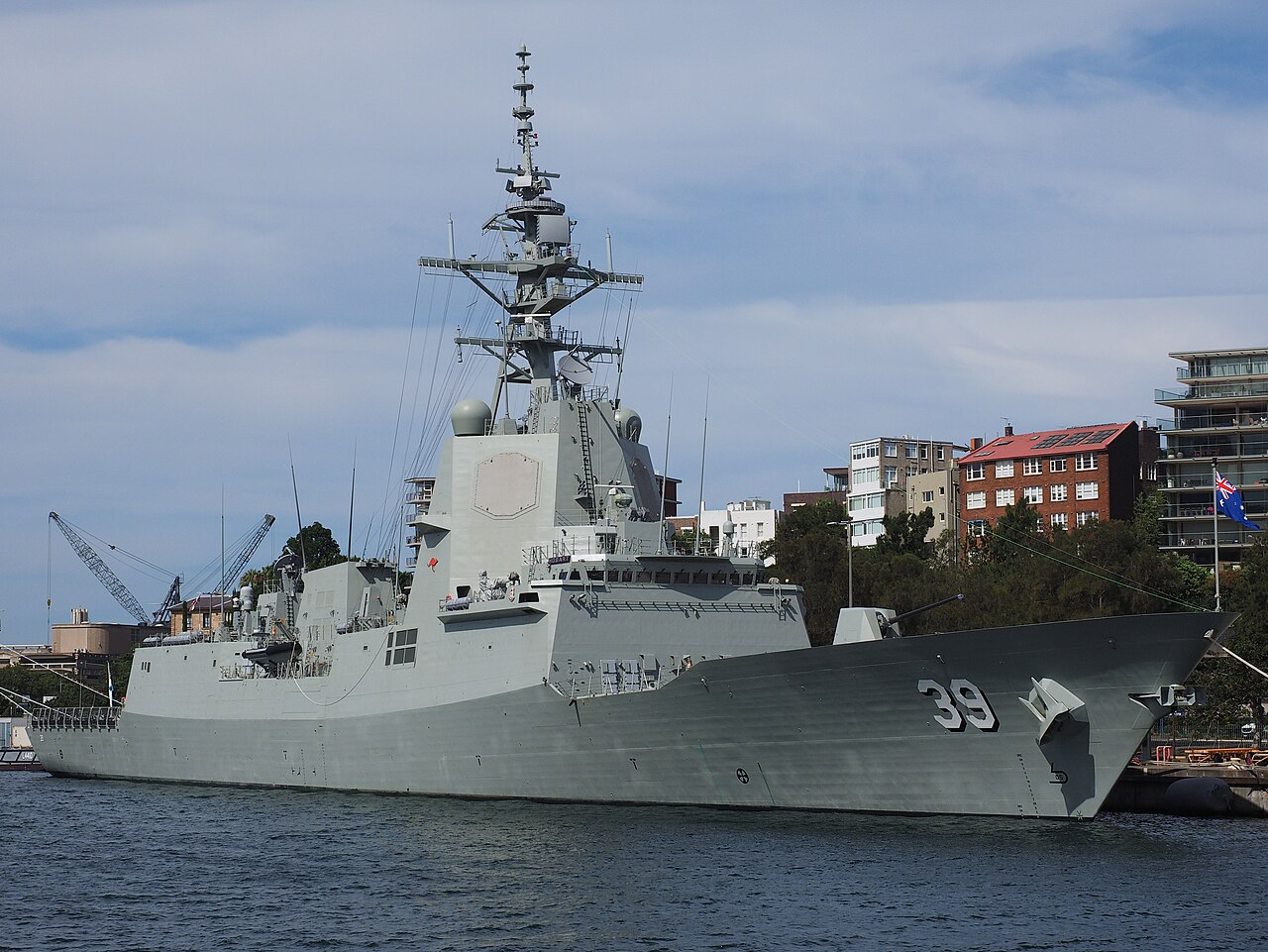 Australian Destroyer HMAS Hobart D39