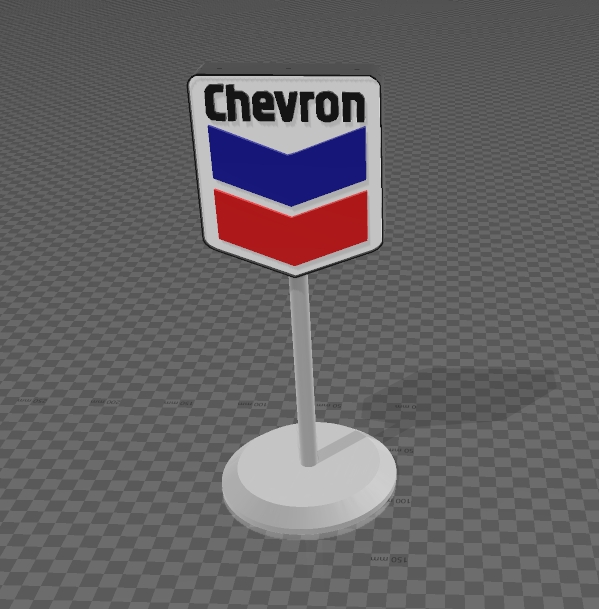 Gas Station Sign 5