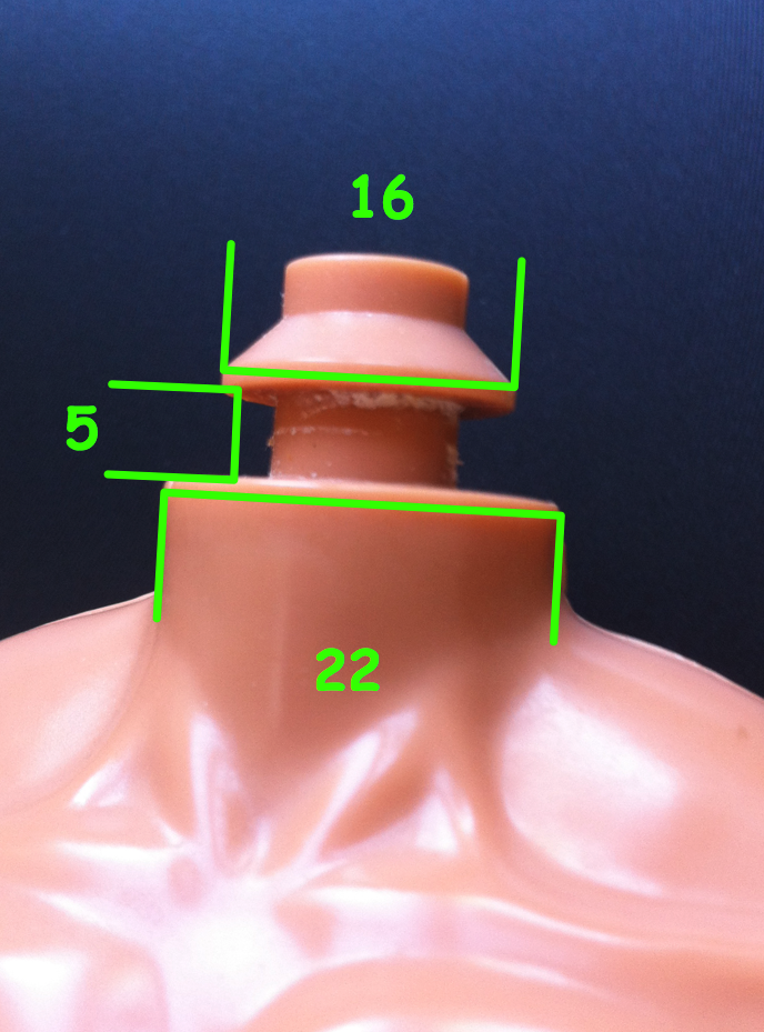 Hasbro Action Man 2D Neck