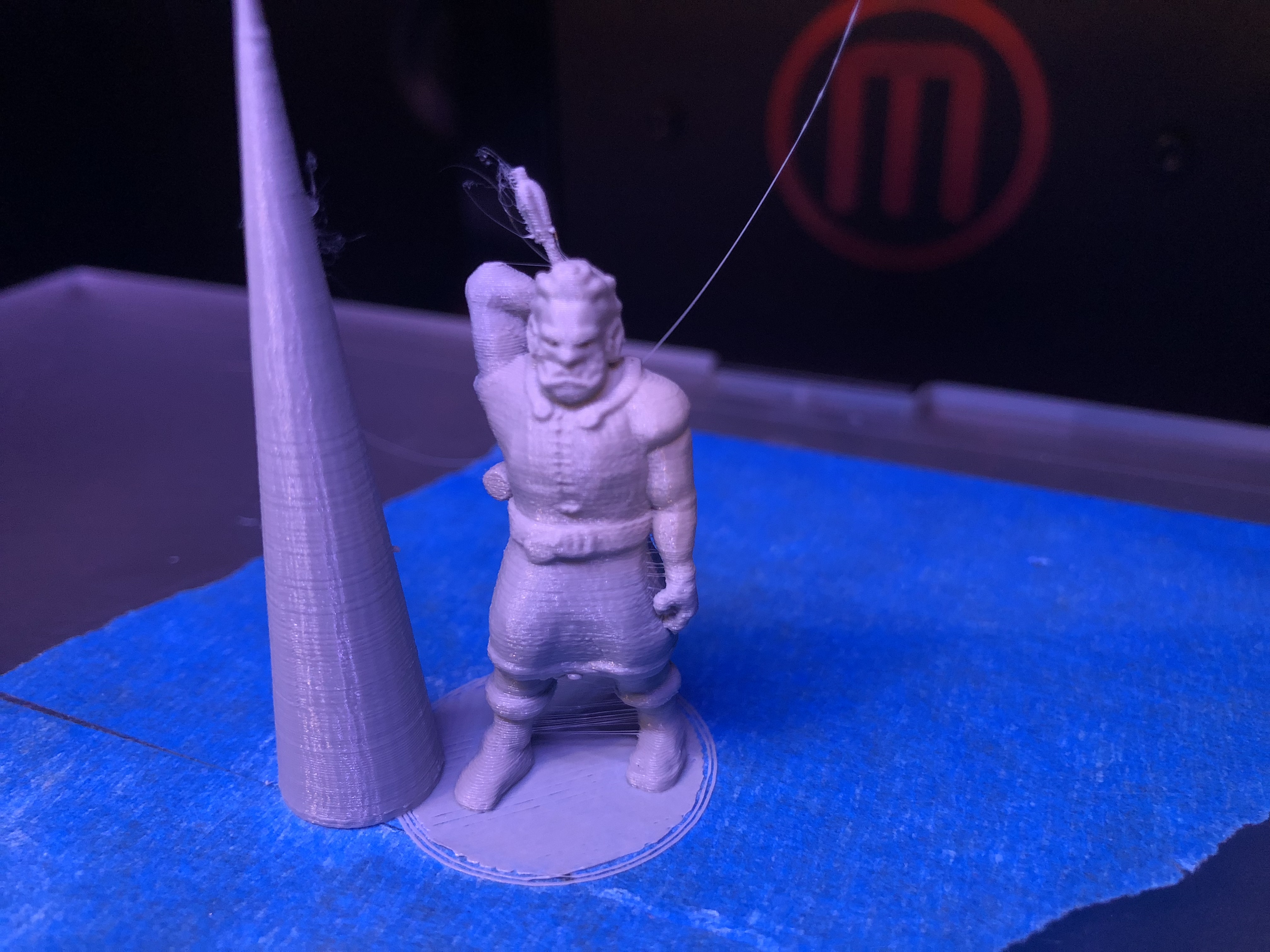 D6 Modular Fantasy: Half-Orc Traveler (Heroic Scale)