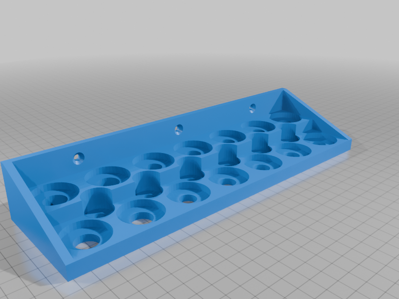Screw Driver Holder w/ screw holes