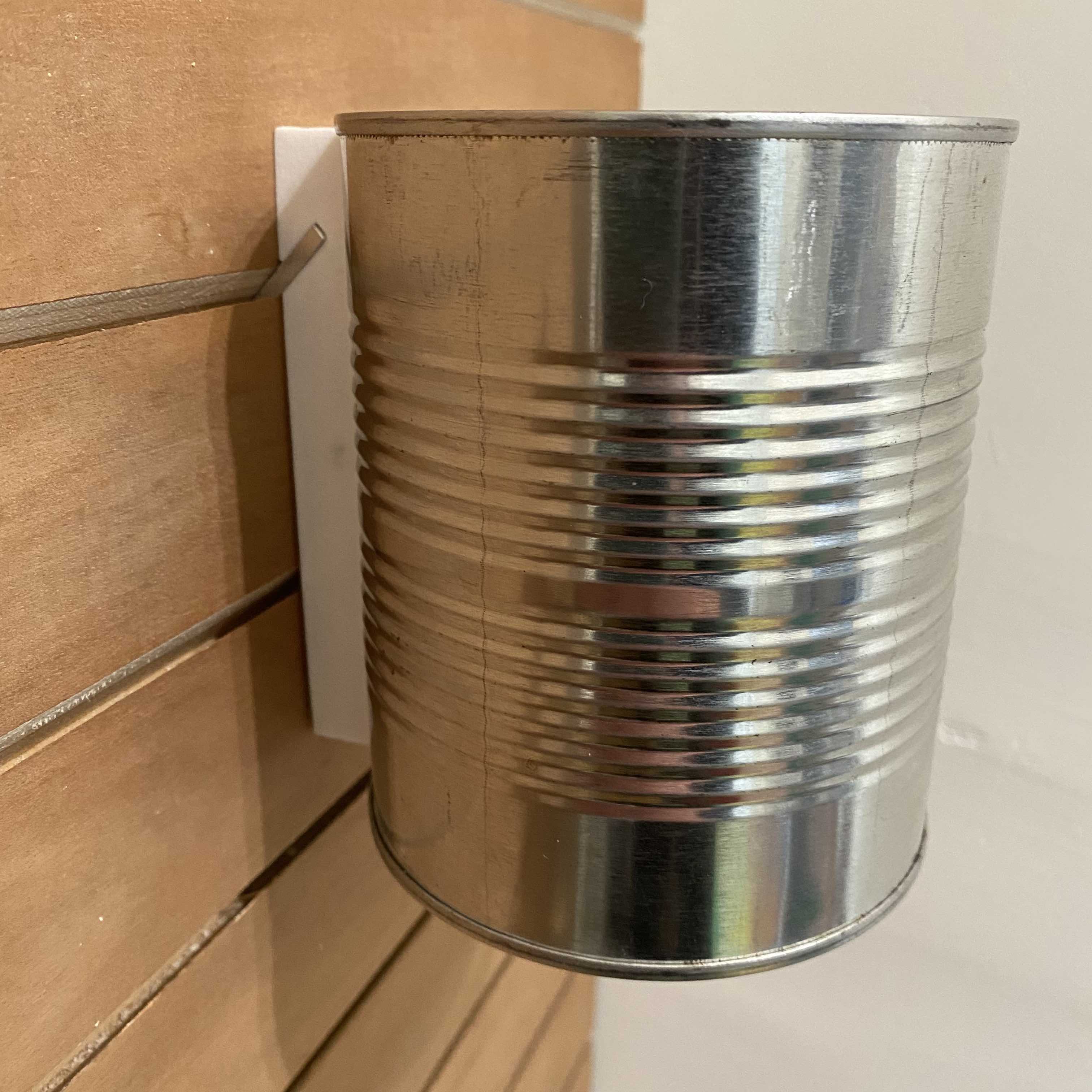Soup can wall storage