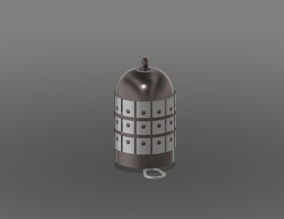 Shrapnel Grenade STL File | Inspired by Arc Raiders | 3D Printable Prop |