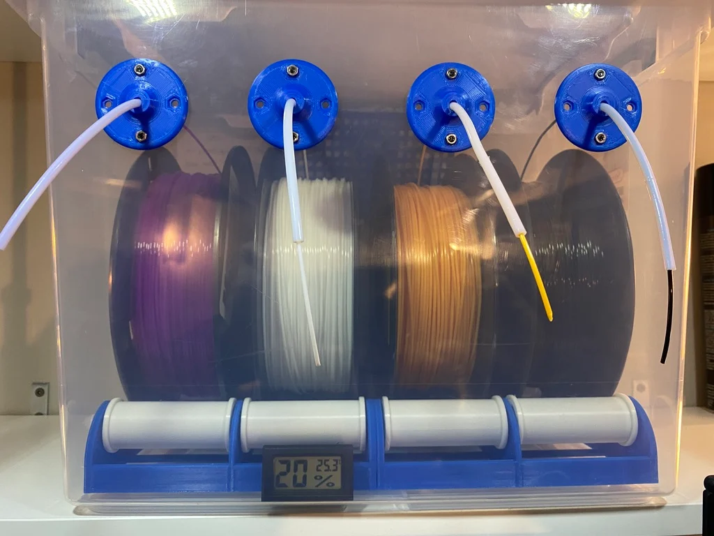 Filament Spool DRYBOX - 2 - 4 - 6 spool version