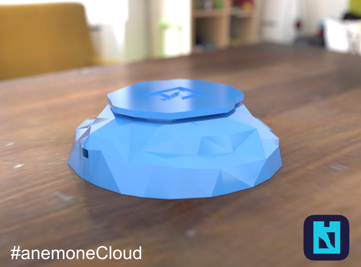Anemone Button Tentacle (NodeMCU v2 Button Case)