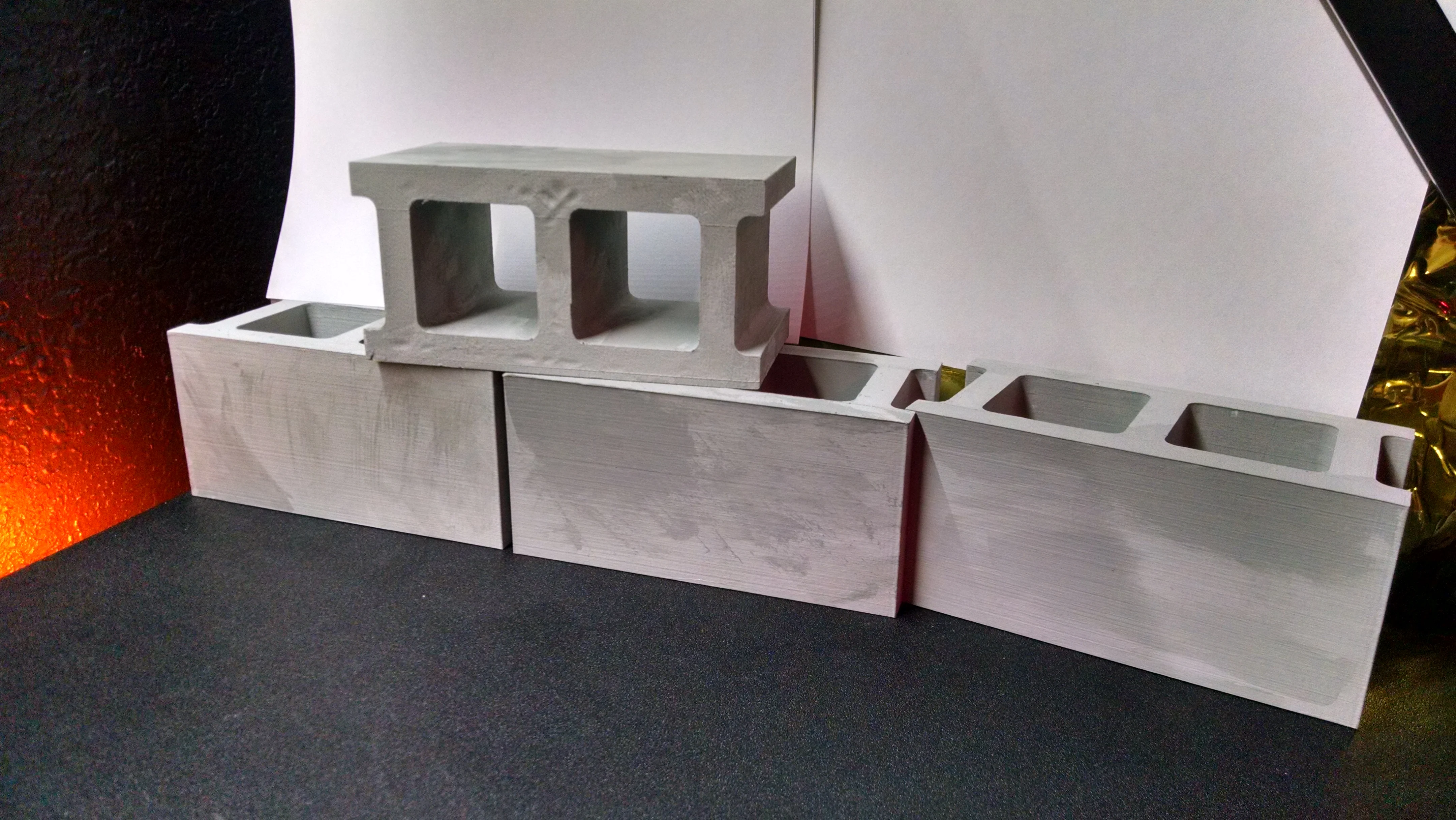 1:3 Scale Concrete Cinder Block