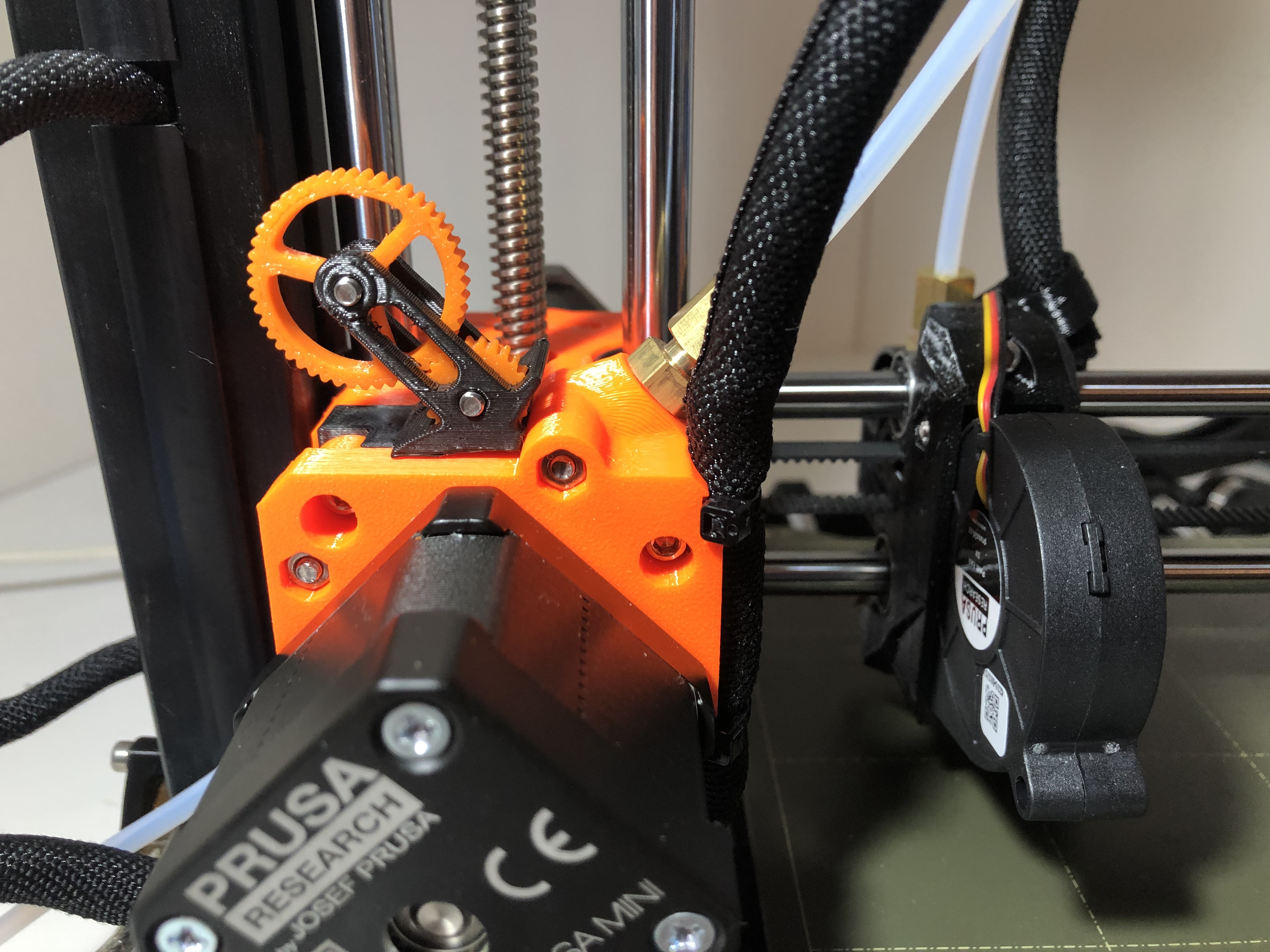 Prusa Mini Extruder motion flag