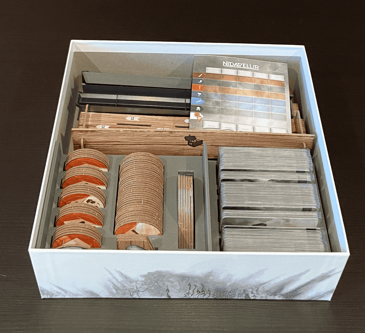 Nidavellir boardgame insert