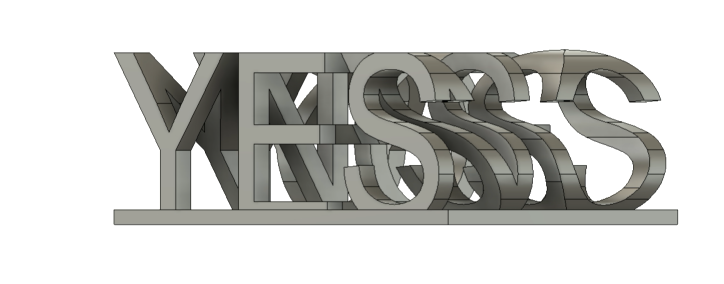 Yes/No Visual Effect