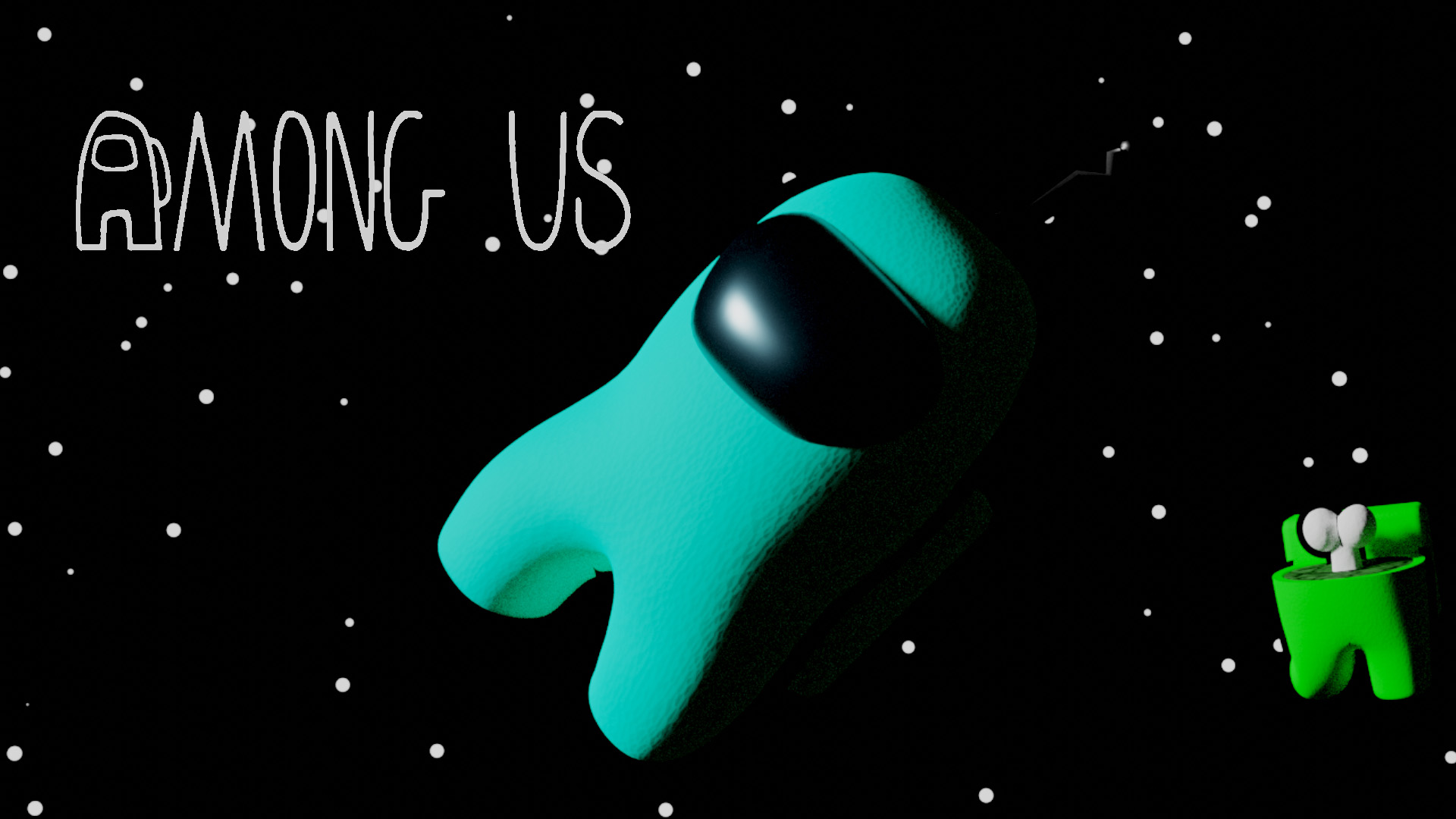 Among Us - Character(Cyan)