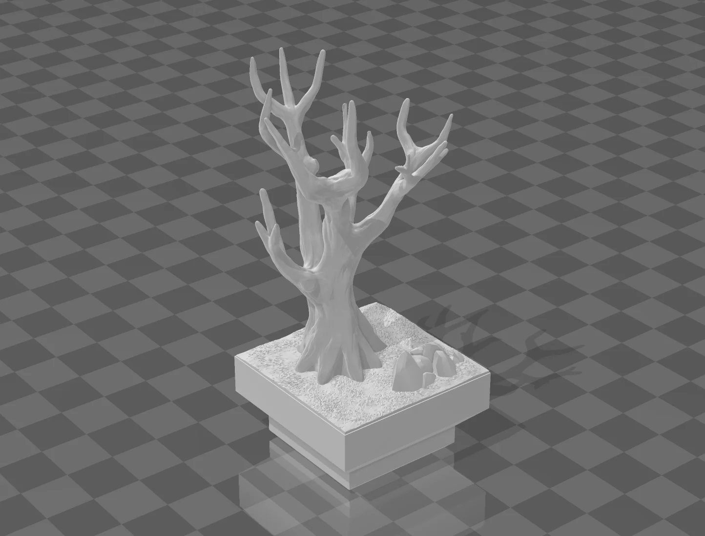 Basic Haloween dead tree (Dungeon Blocks compatible)