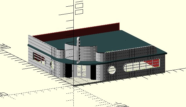 n scale bowling alley