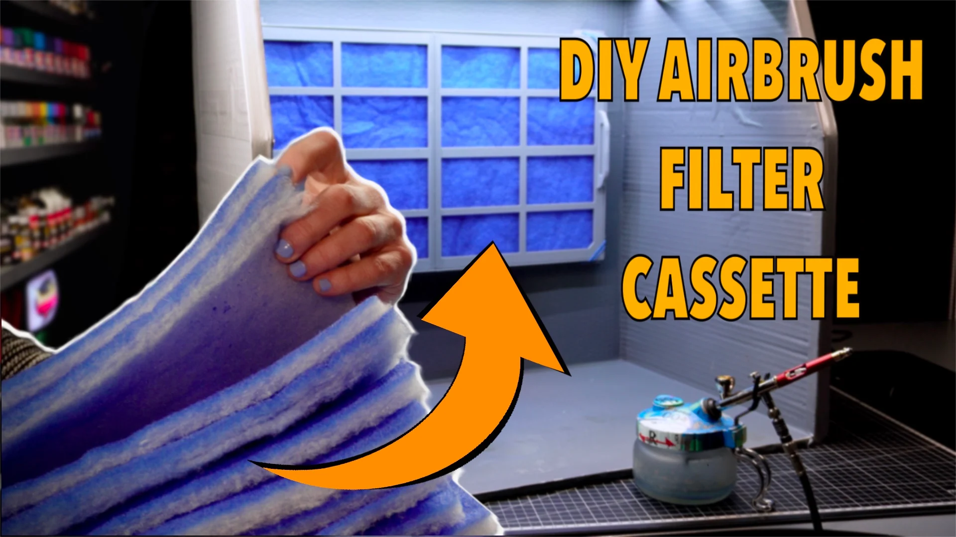 Customizable Airbrush Filter Cassette