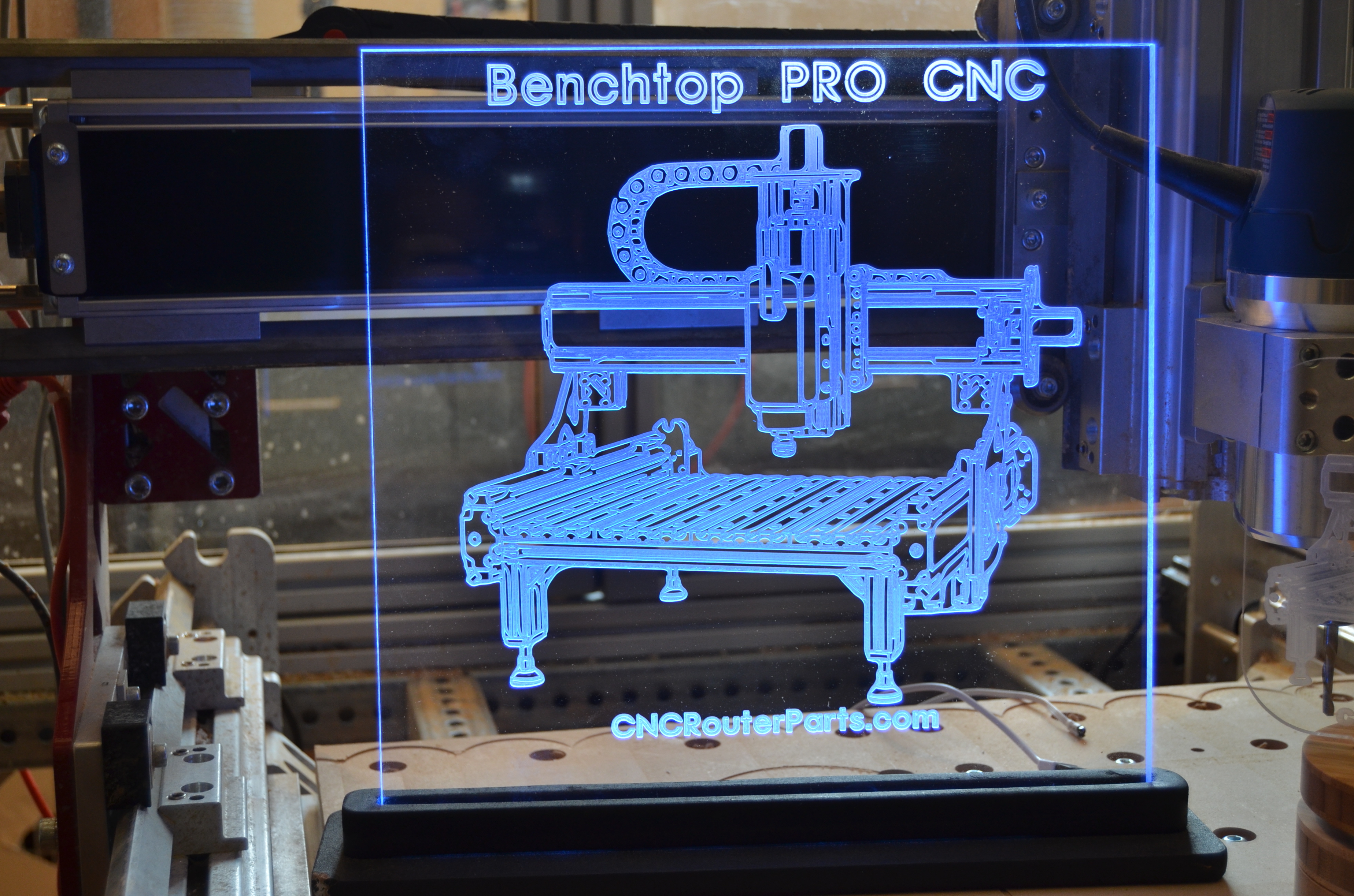 Benchtop PRO CNC 3D Sign for