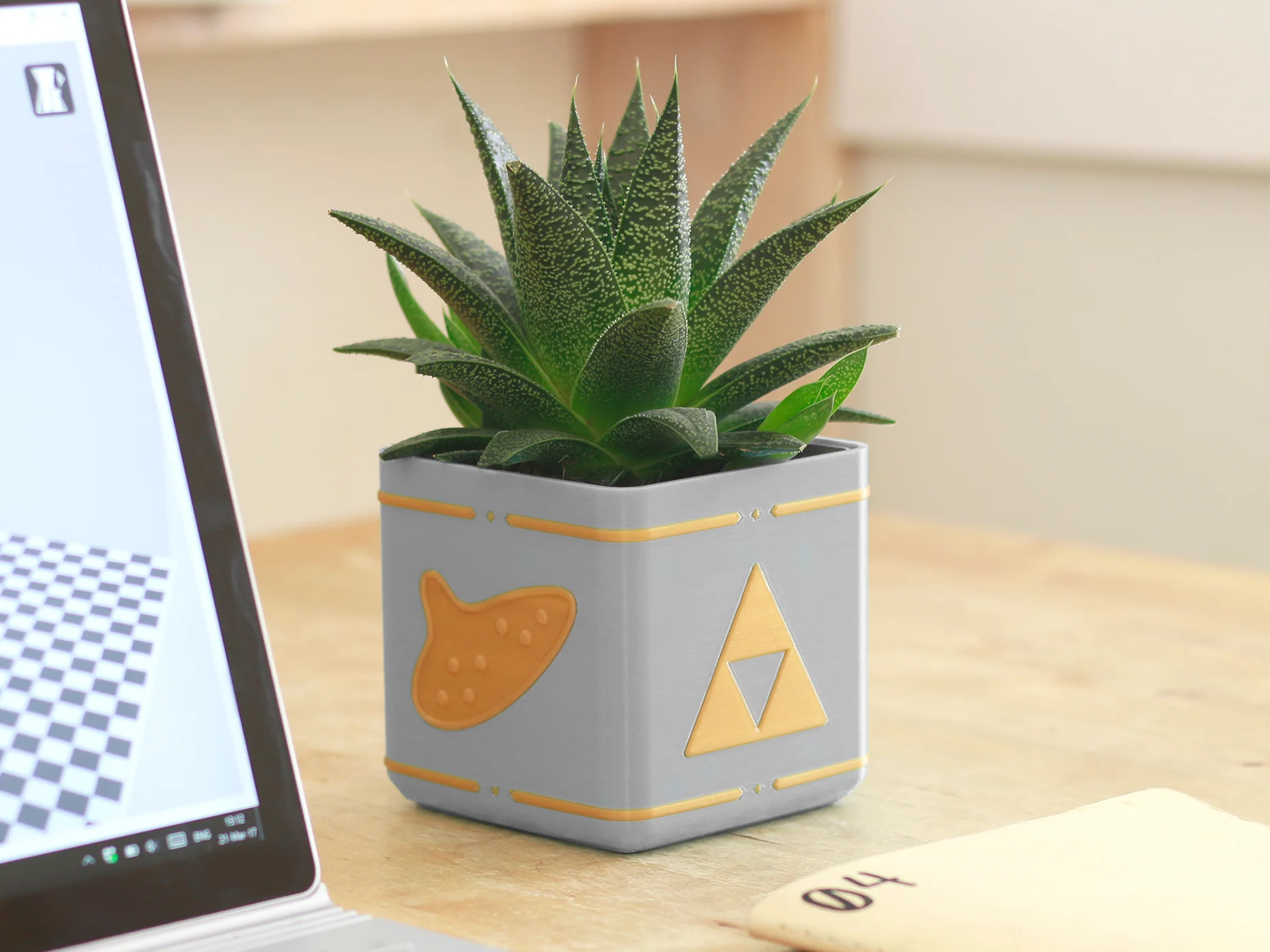 Zelda Planter - Single / Dual Extrusion Minimal Planter