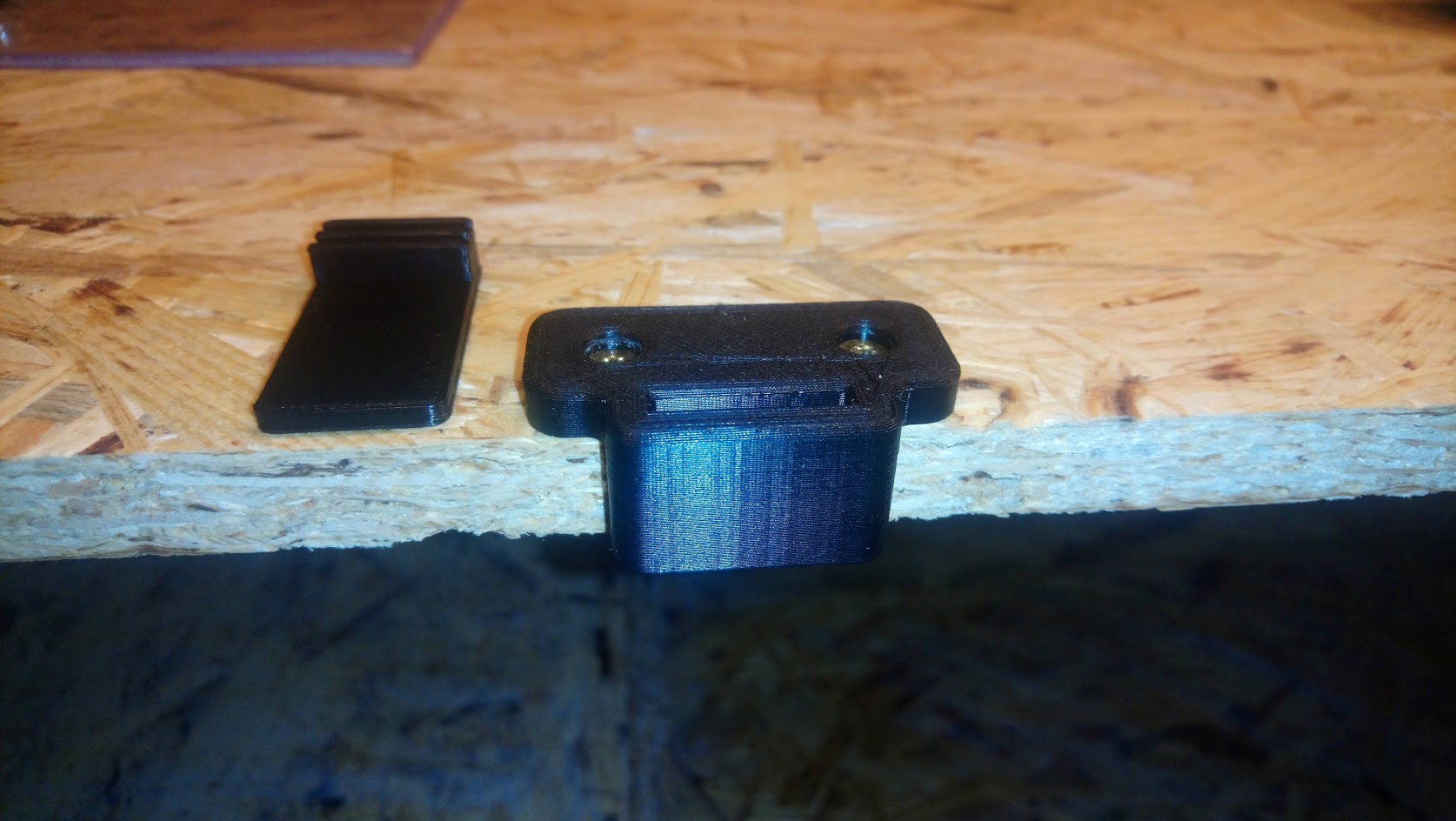 simple door lock overhang / Türverschluss / Türschloss für 15mm OSB