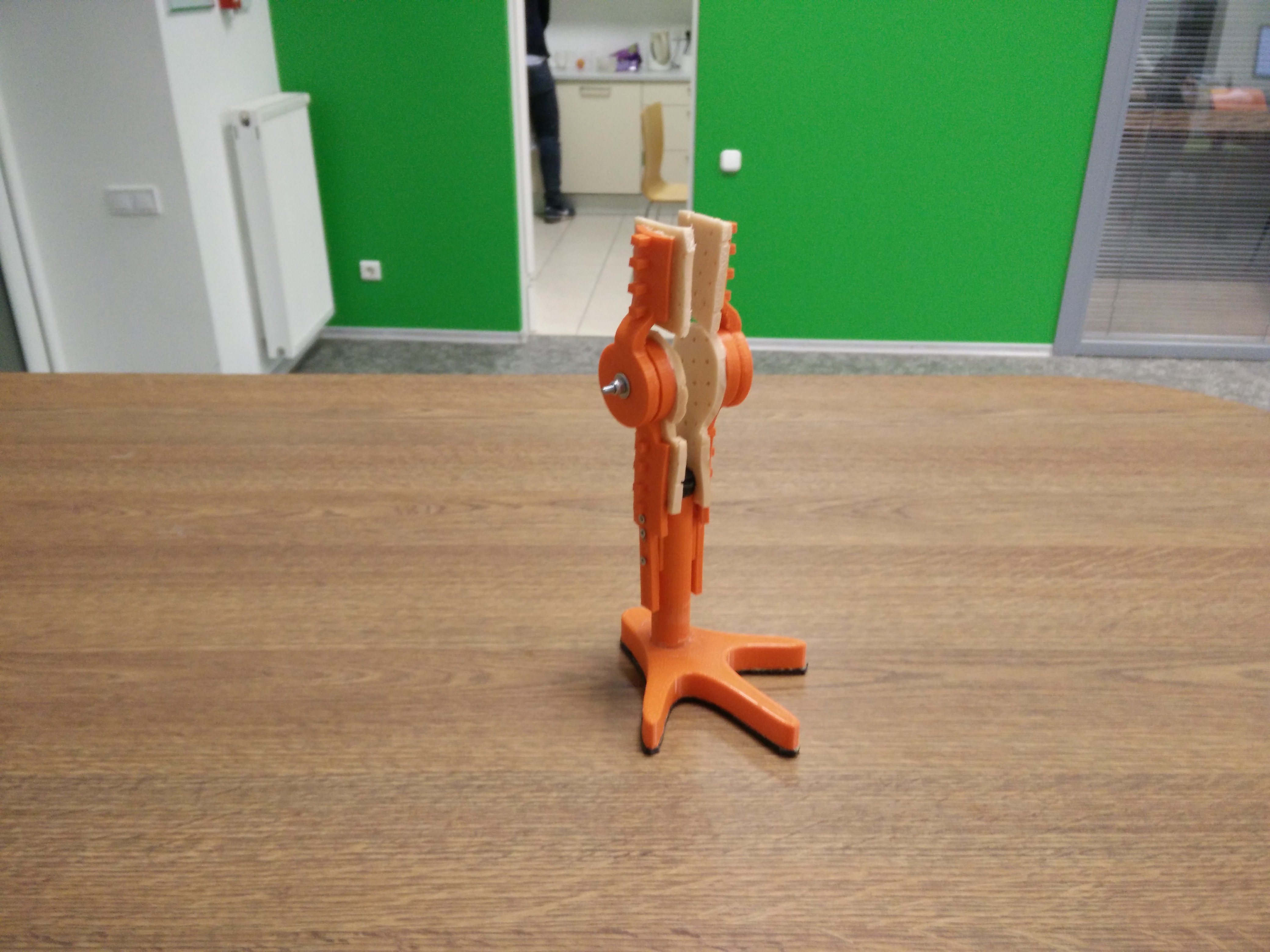 Posthetic leg for stork