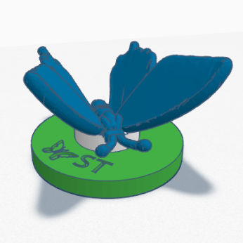 Butterfly character (for Scratch BCN Tactile Blocks)